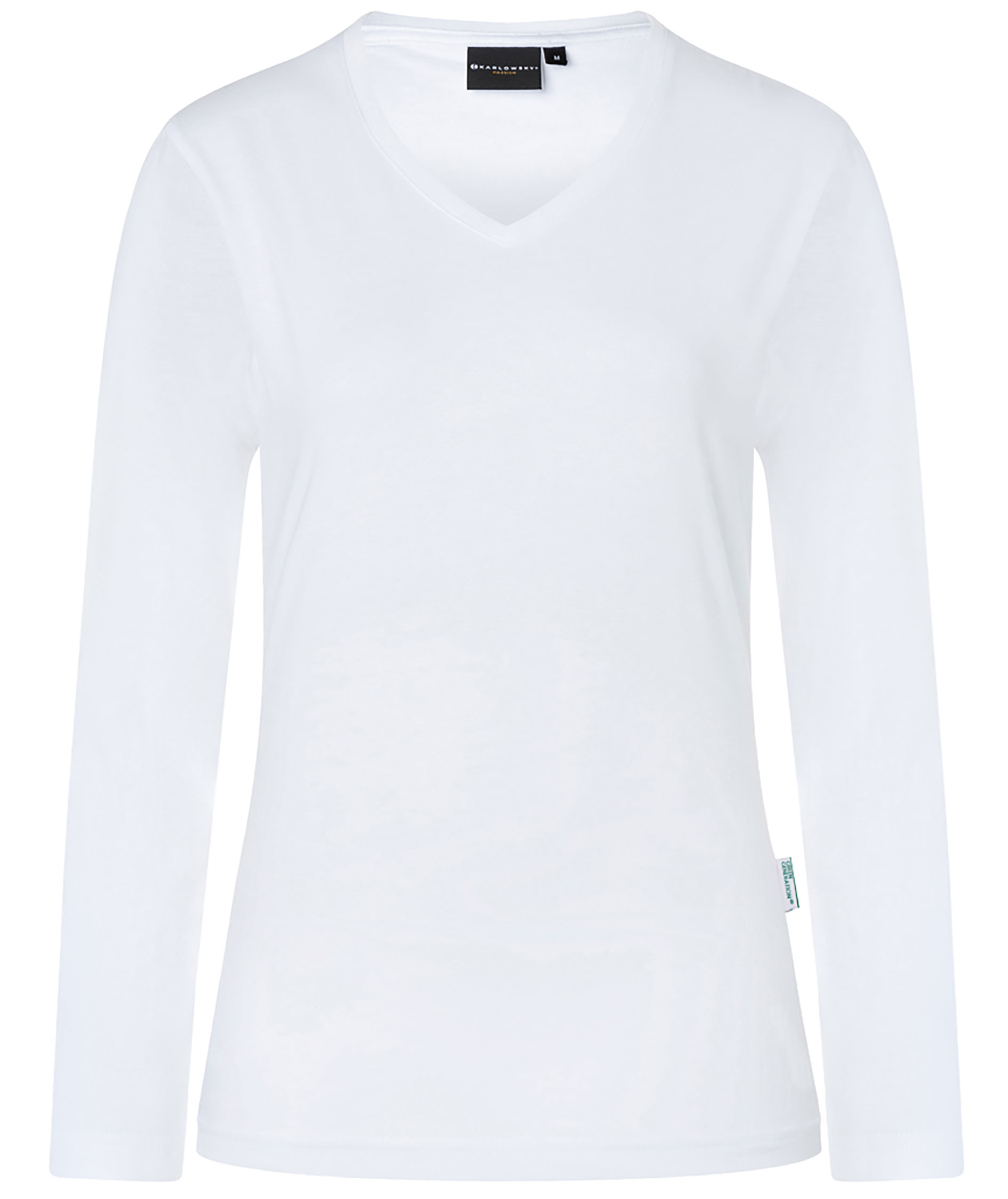 Karlowsky Casual-Flair Damen lang&auml;rmliges T-shirt, White, White, swatch