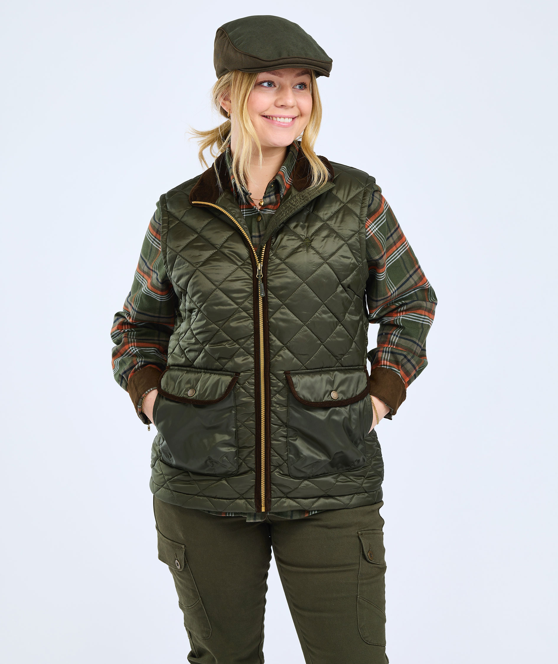 Pinewood Nydala Classic damevest, Moss green, large image number 4