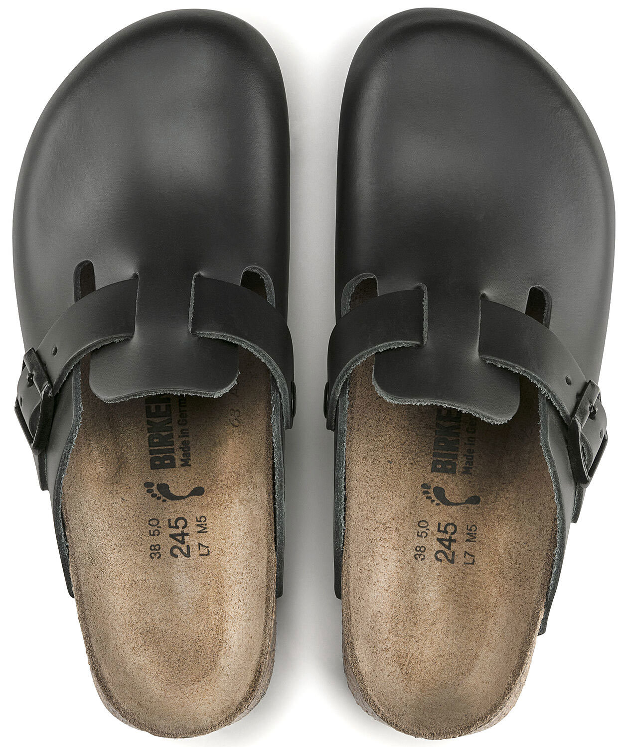 Birkenstock Boston Supergrip Regular Fit Sandalen, Schwarz, large image number 3