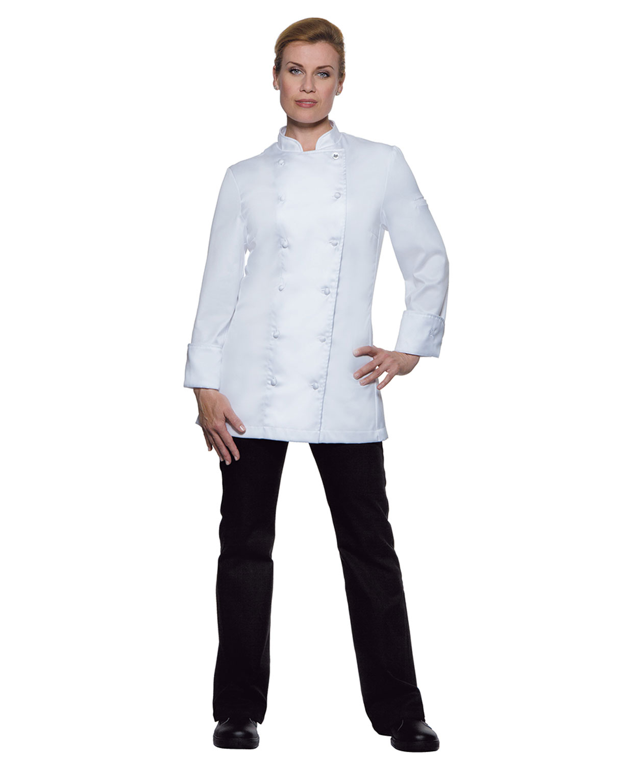 Karlowsky DIAMOND CUT&reg; women's chefs jacket, White, large image number 0