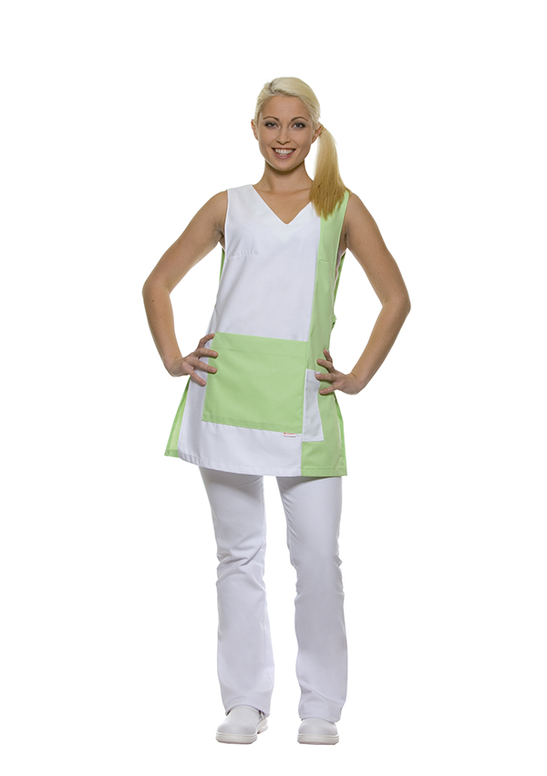 Karlowsky Marilies dubbelf&ouml;rkl&auml;de dam, White/apple green