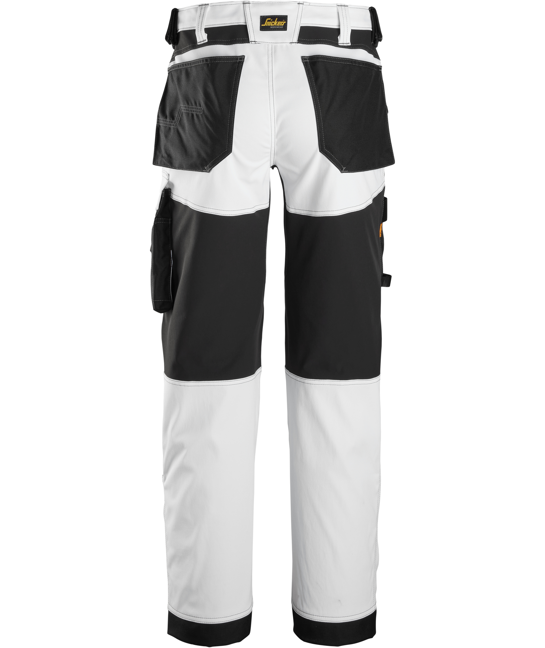 Snickers AllroundWork arbejdsbukser 6351, White/black, large image number 1