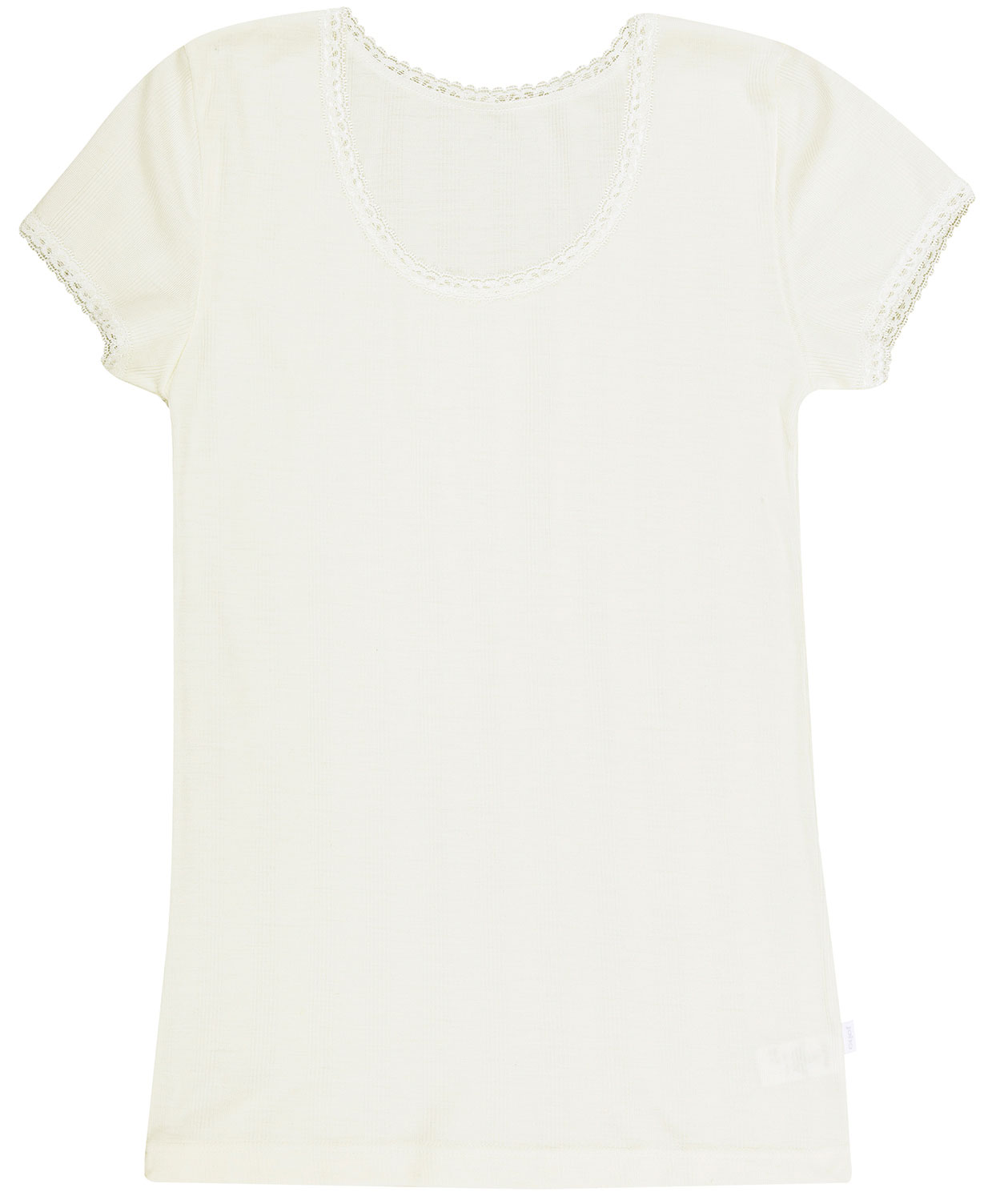 Joha Filippa dame T-skjorte, ull/silke, Hvit