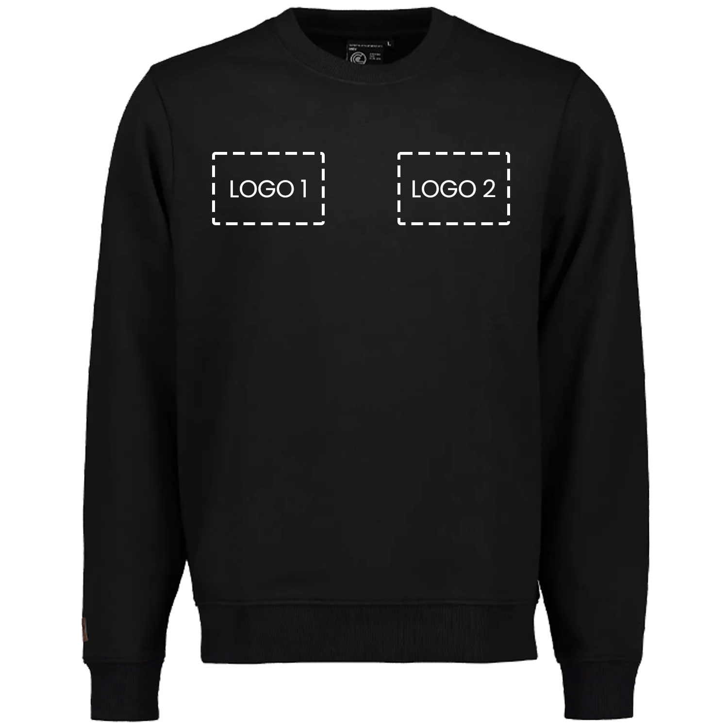 Westborn sweatshirt med logotryk, , large image number 1