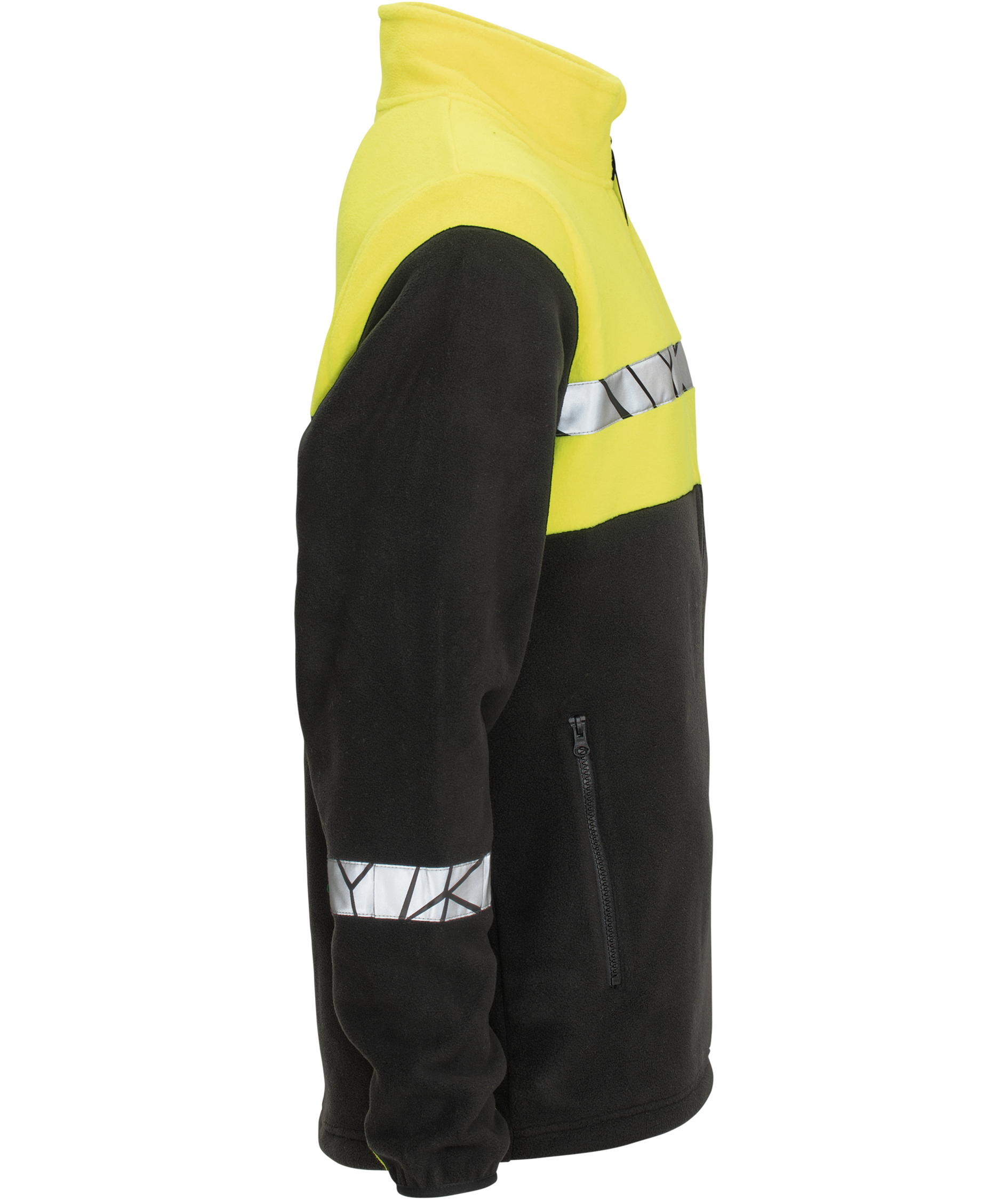 ProJob fleece jacket 7300, Black/Yellow, large image number 3