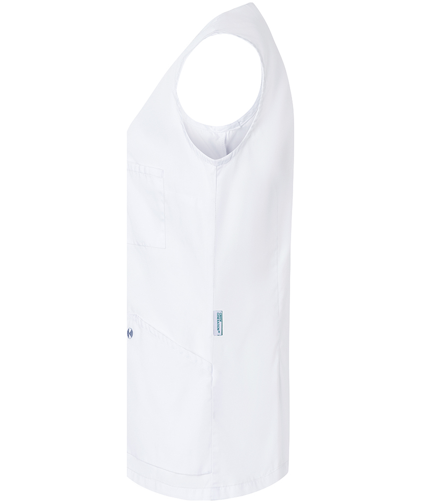 Karlowsky Essential &auml;rml&ouml;s tunika dam, White, large image number 2