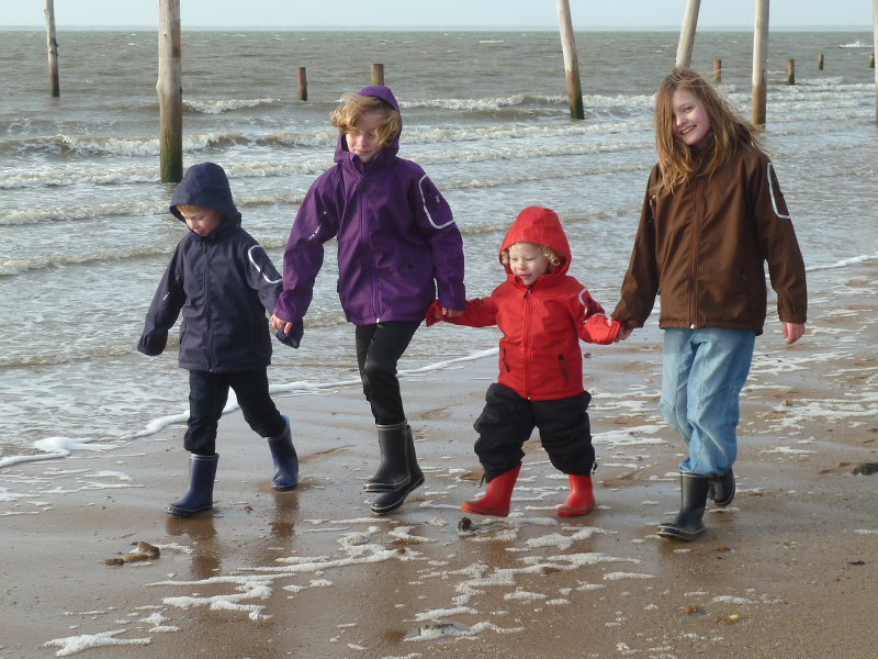 Ocean Tech softshelljakke til b&oslash;rn, R&oslash;d, large image number 6