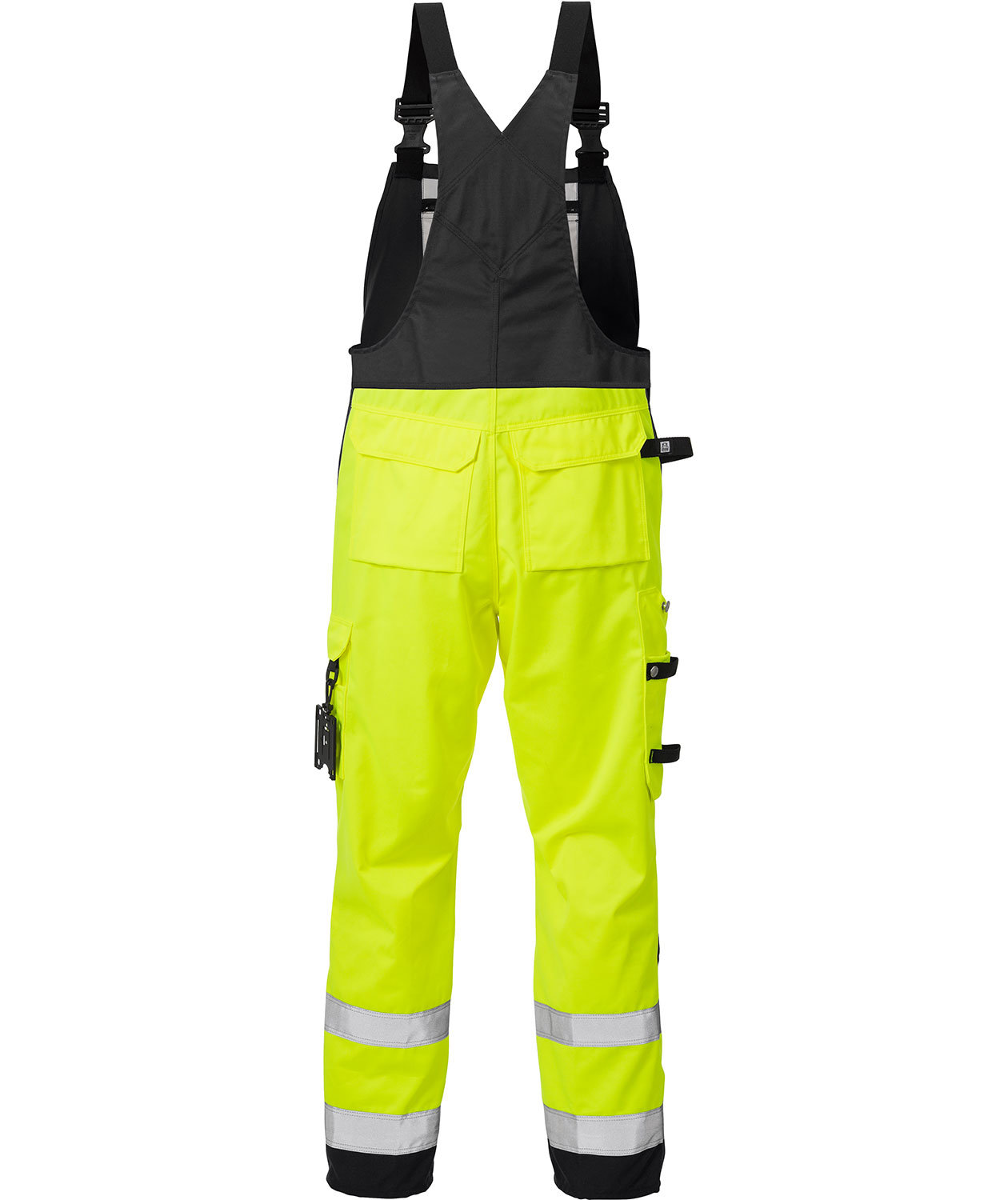 Fristads h&auml;ngselbyxa 1015, Varsel Gul/Svart