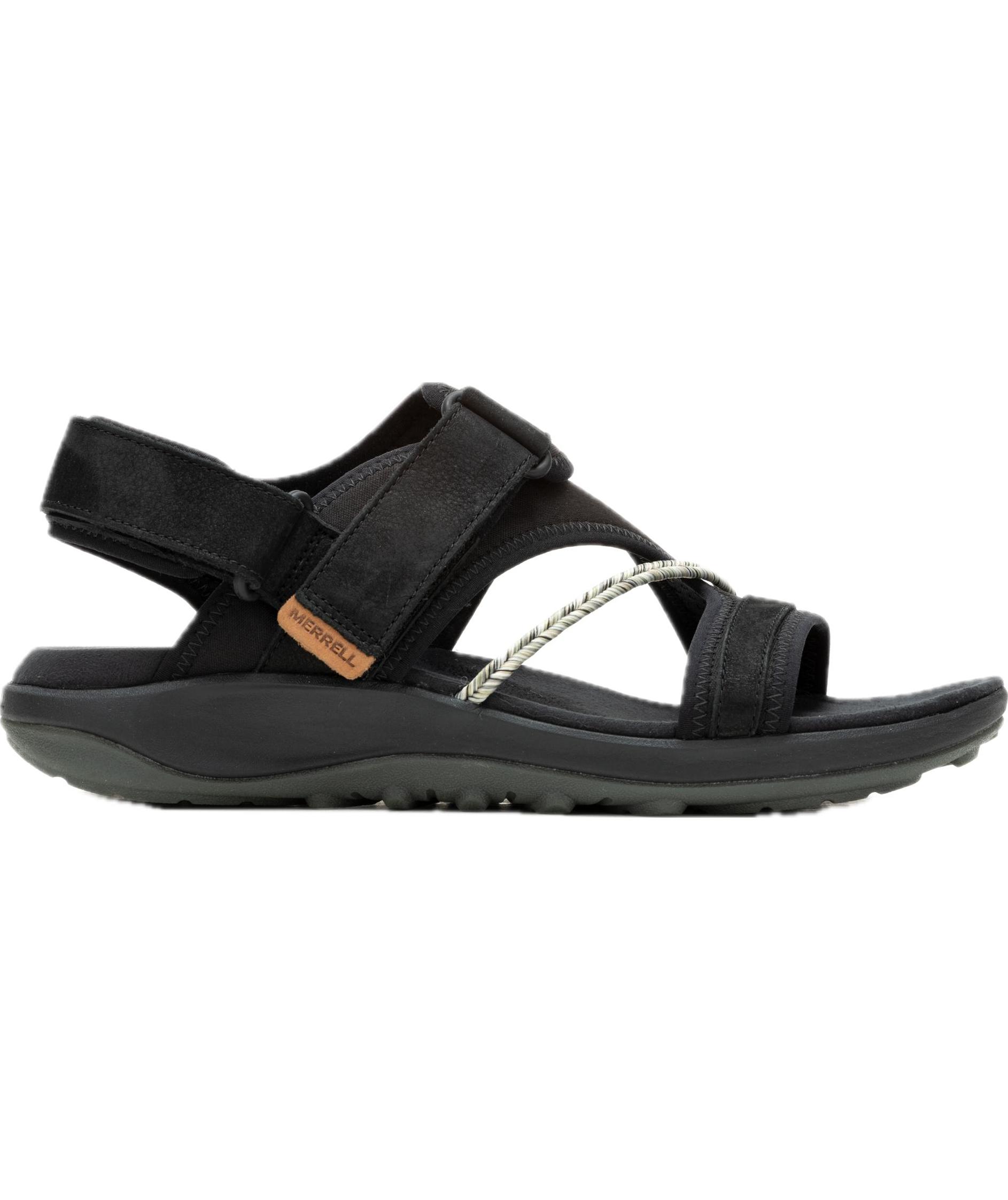 Merrell Terran 4 backstrap sandaler dame, Svart, Svart, swatch