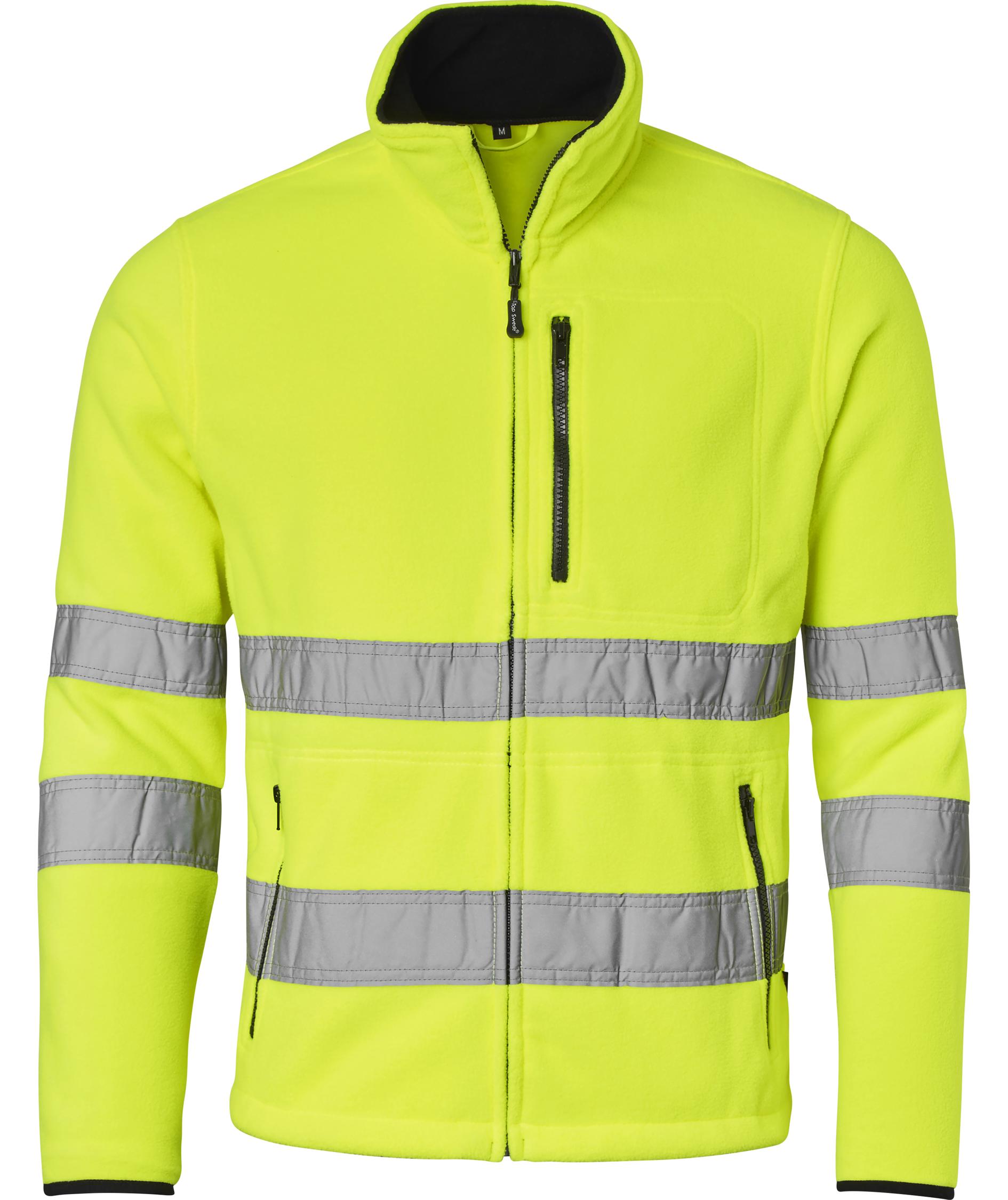 Top Swede fleece jacket 4642, Hi-Vis Yellow