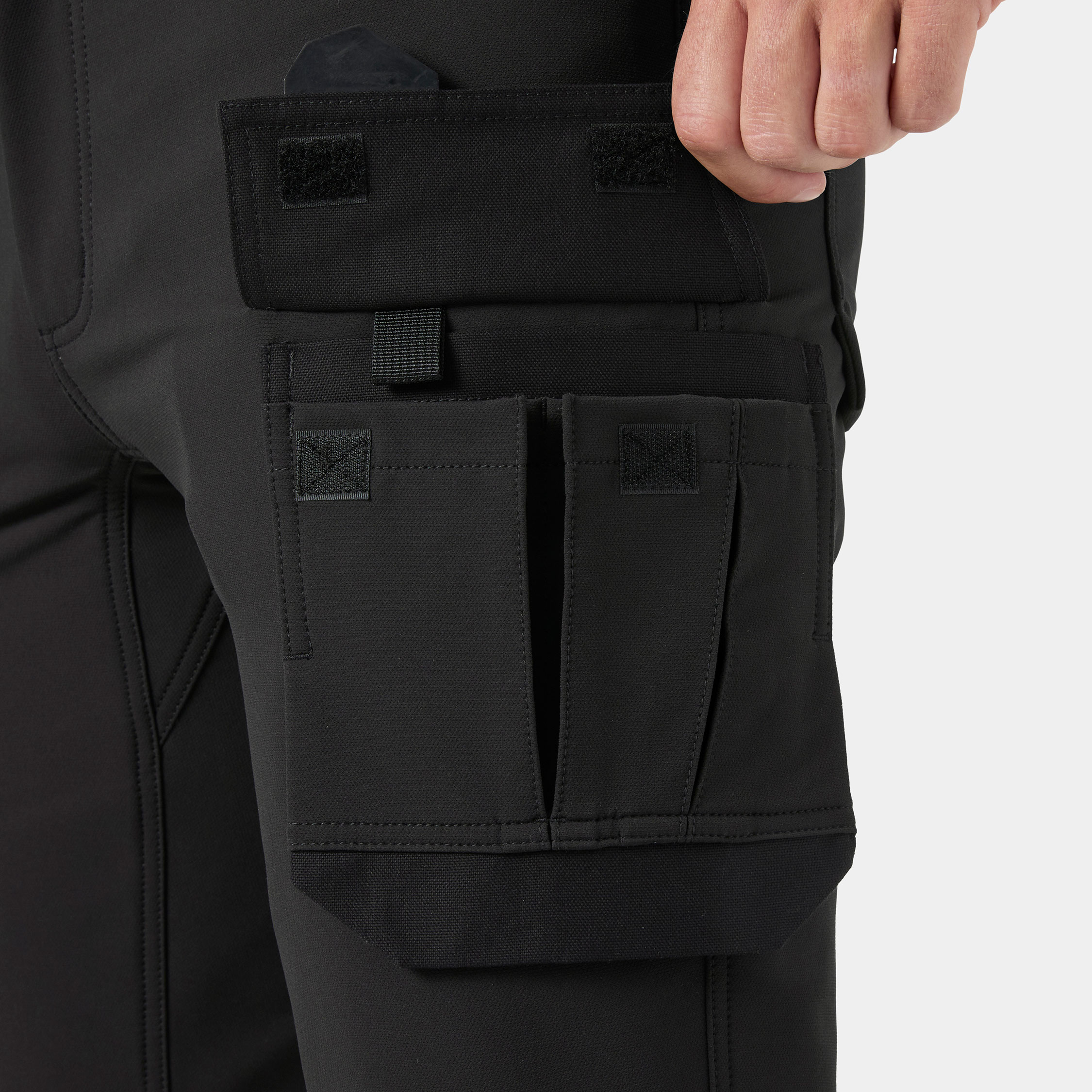 HH Chelsea Evo 2.0 Connect&trade; arbeidsshorts full stretch, Black, large image number 4