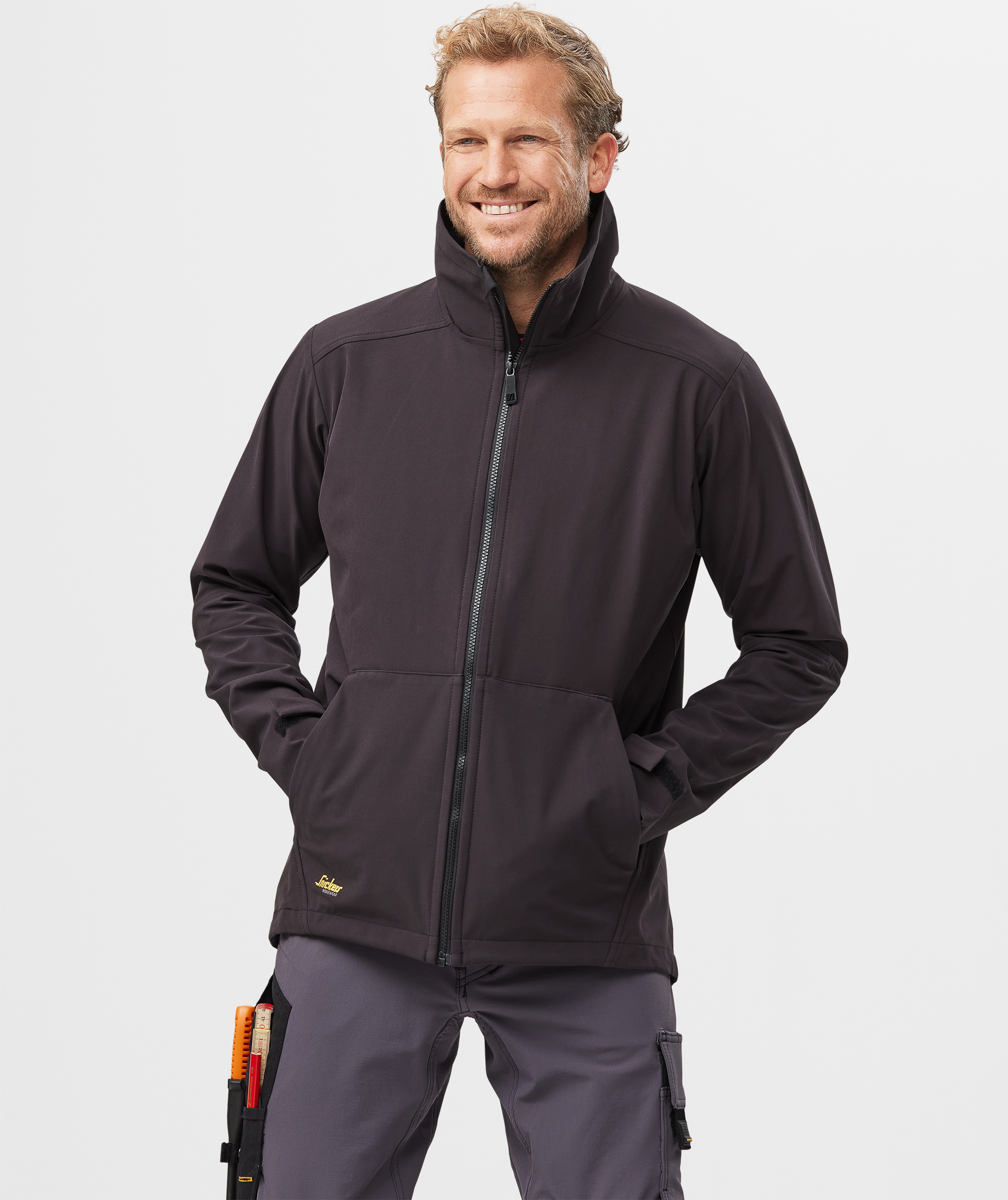 Snickers AllroundWork softshelljakke 1205, Svart, large image number 2