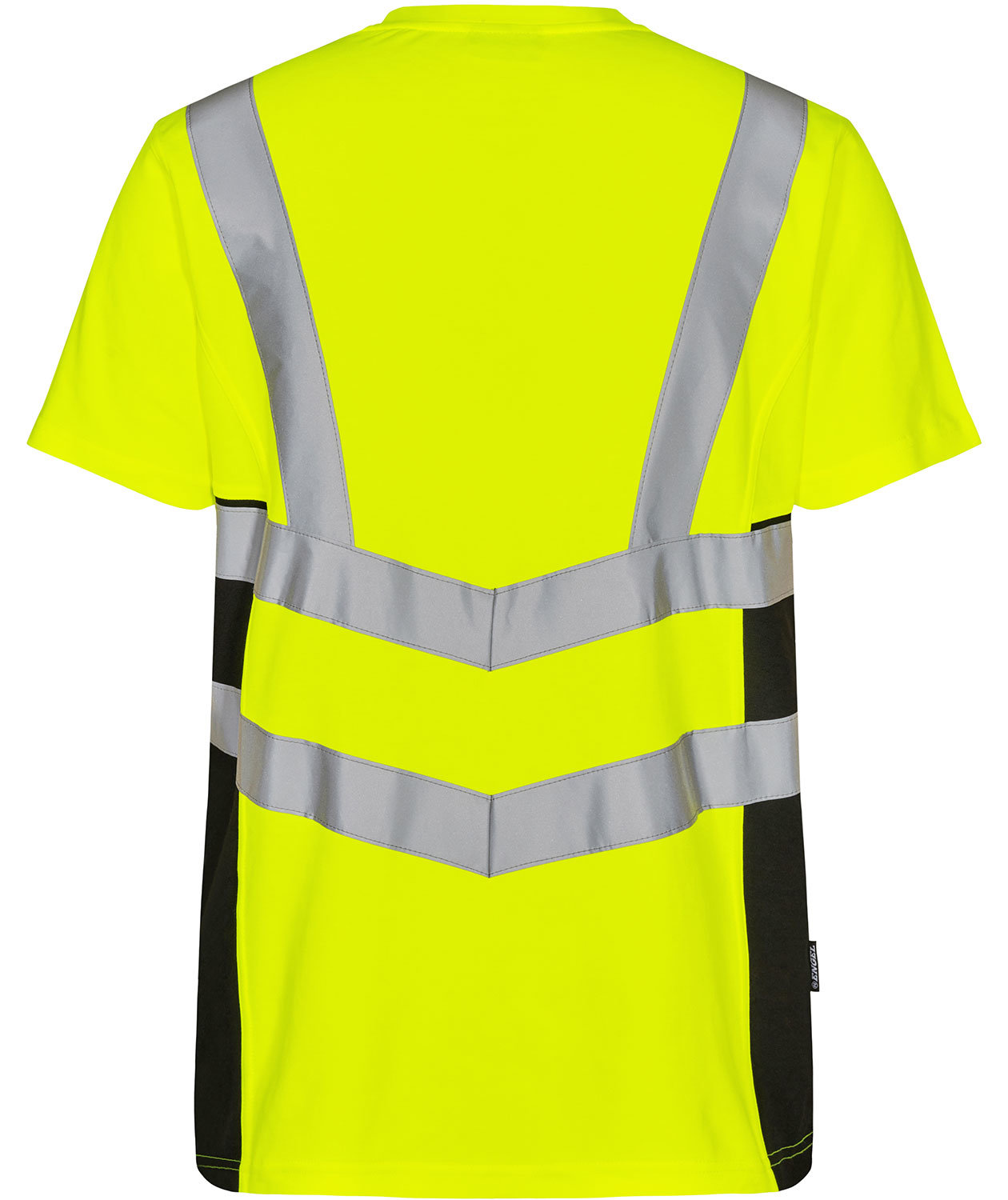 Engel Safety T-shirt, Varsel Gul/Svart, large image number 1