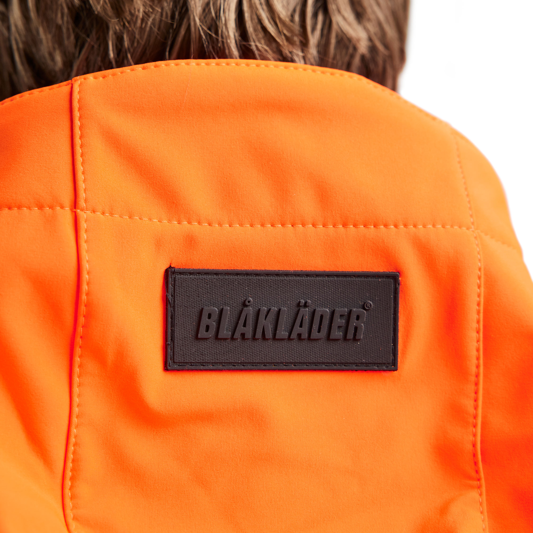Bl&aring;kl&auml;der softshelljacka, Varsel Orange/Mellangr&aring;, large image number 5