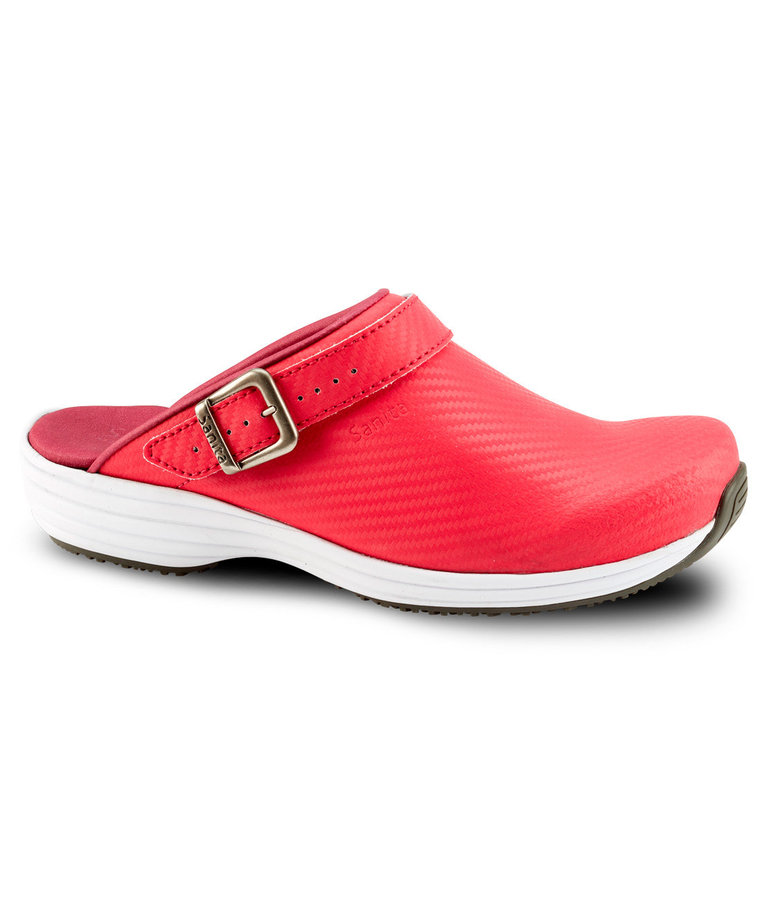 Sanita Wave Carbon women's clogs, Fuchsia