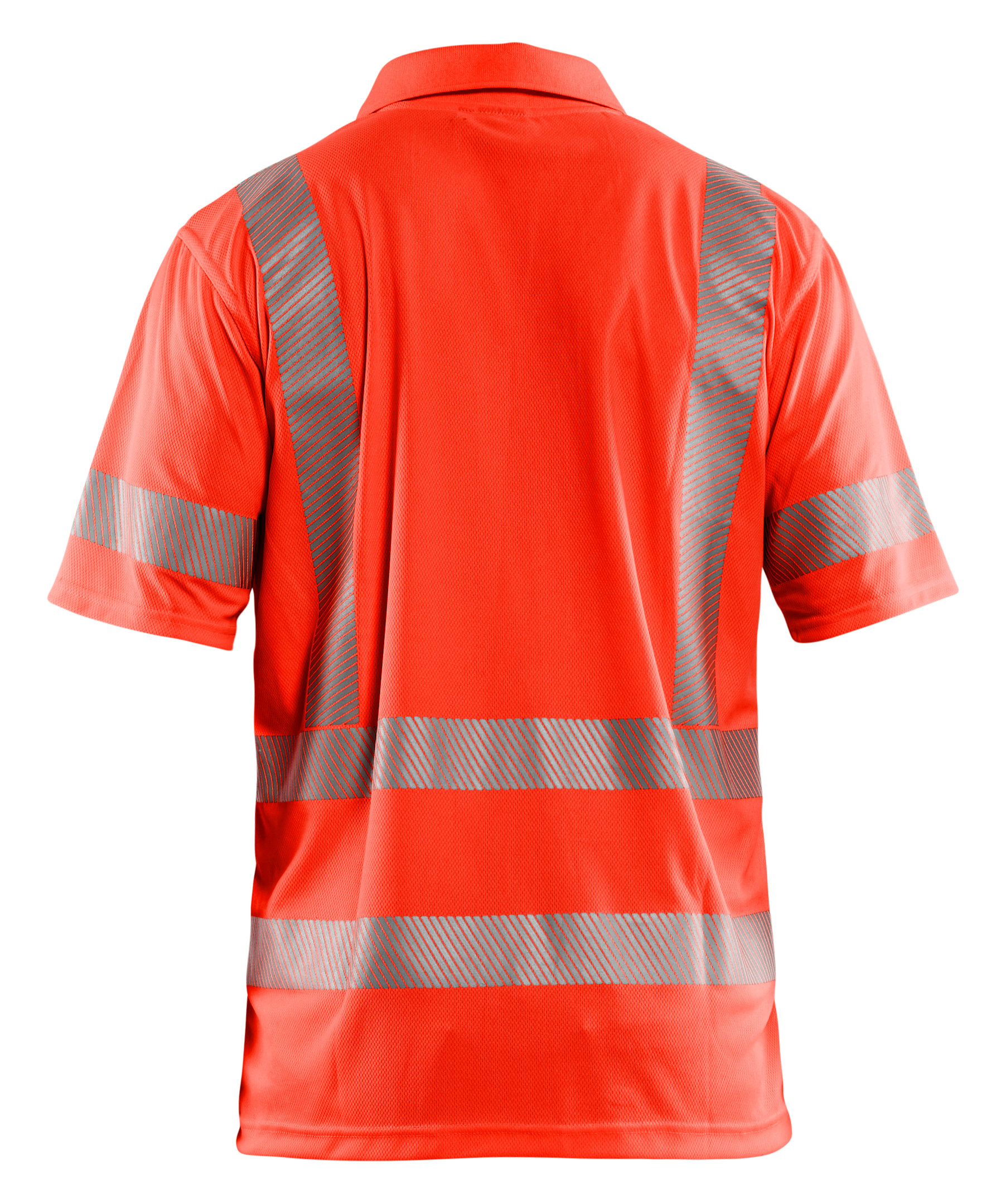 Bl&aring;kl&auml;der UV polo T-shirt, Hi-Vis R&oslash;d, large image number 2
