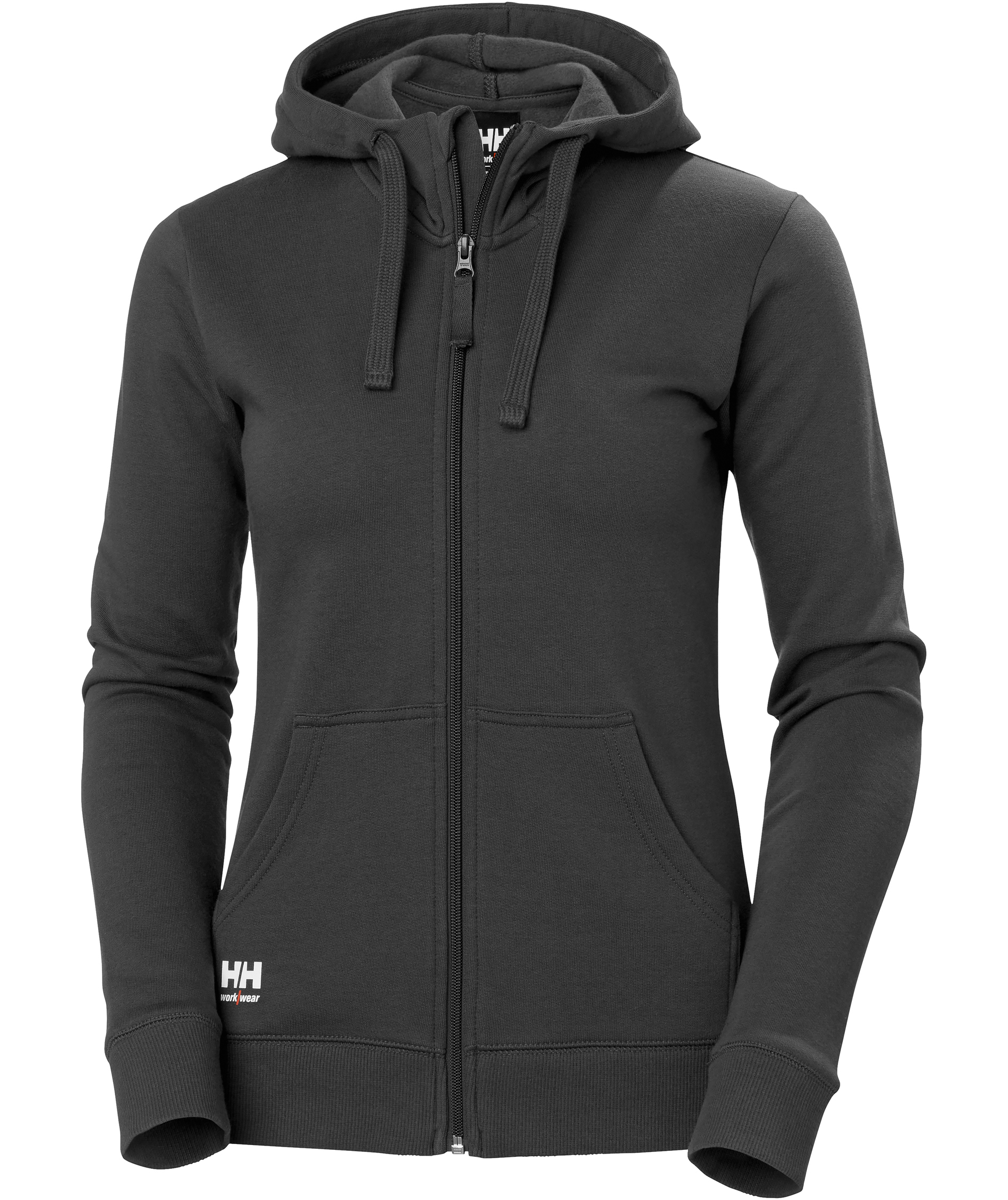 Helly Hansen Classic Damen Hoodie mit Rei&szlig;verschluss, Dark Grey, Dark Grey, swatch