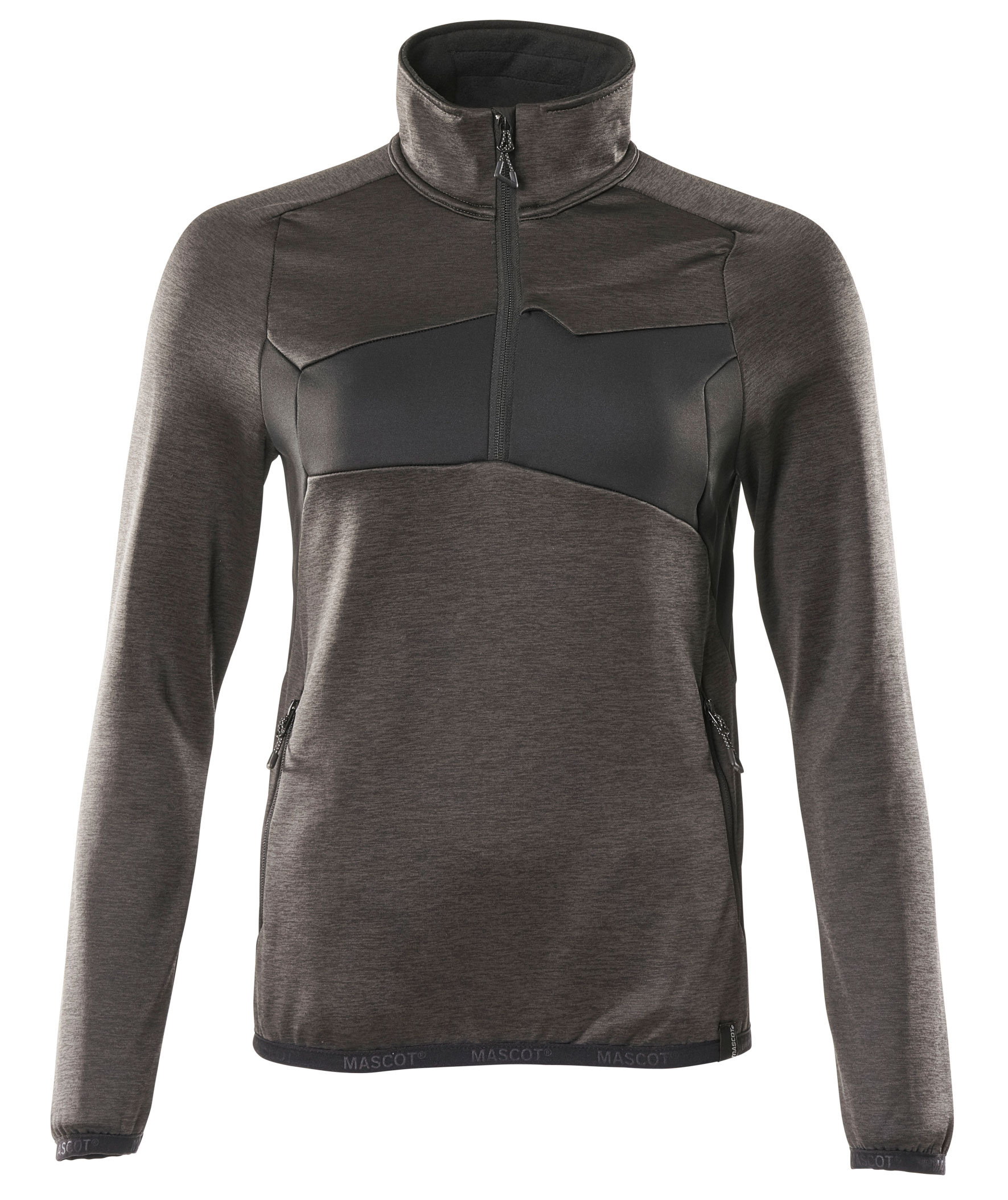 Mascot Accelerate Damen Fleece Sweatshirt, Dunkel Anthrazit/Schwarz, Dunkel Anthrazit/Schwarz, swatch