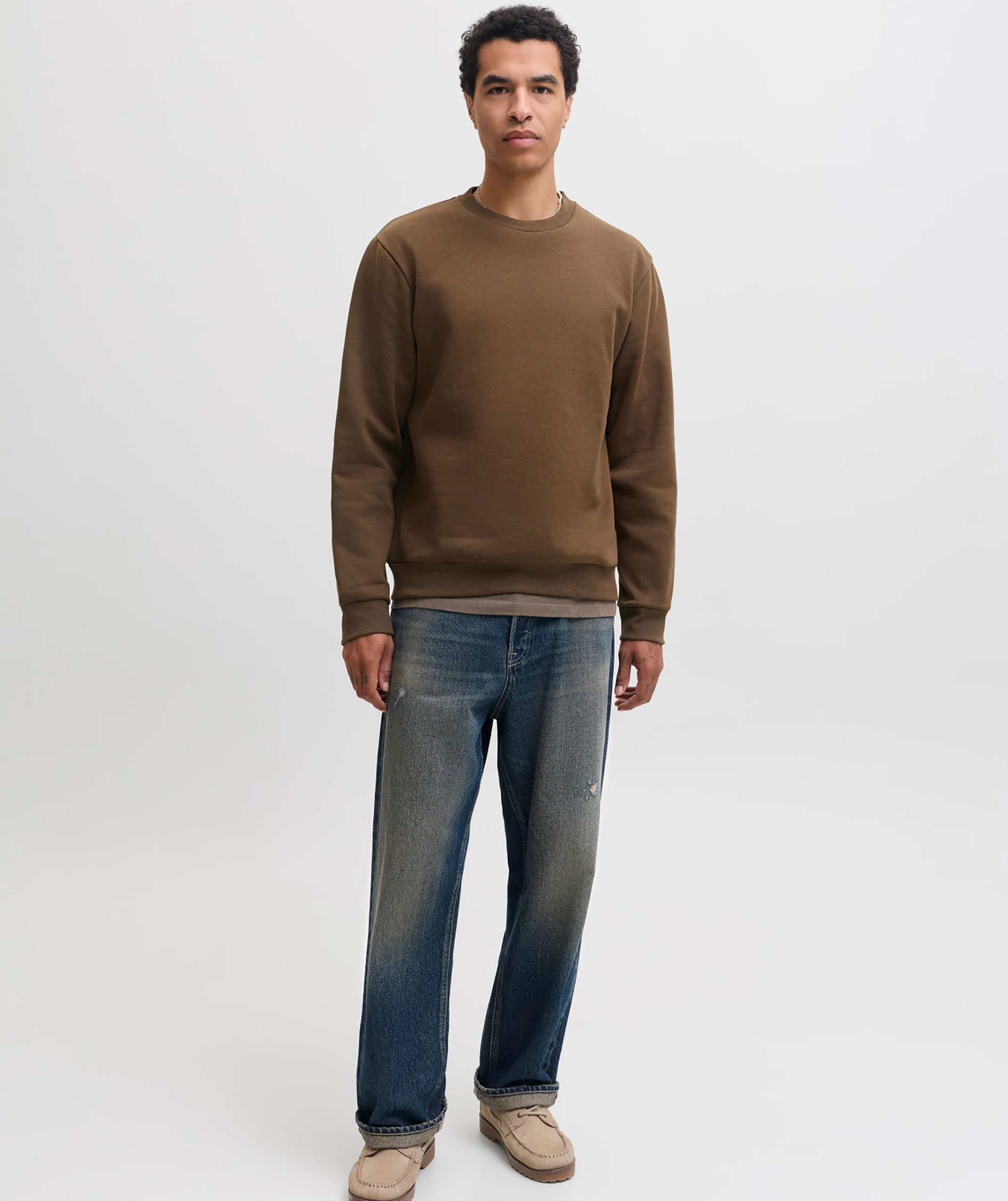 Jack & Jones JJEBRADLEY sweatshirt, Cocoa, large image number 5