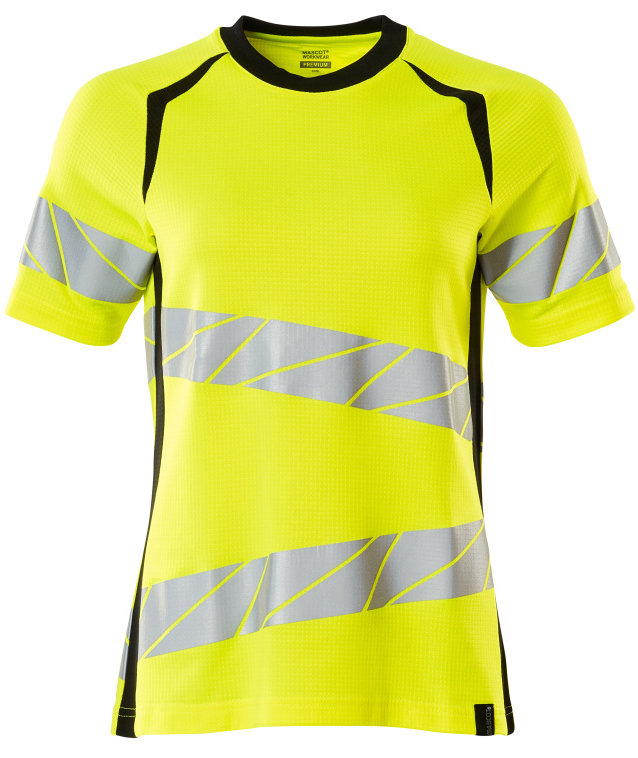 Mascot Accelerate Safe dame T-skjorte, Hi-vis Gul/Svart, Hi-vis Gul/Svart, swatch