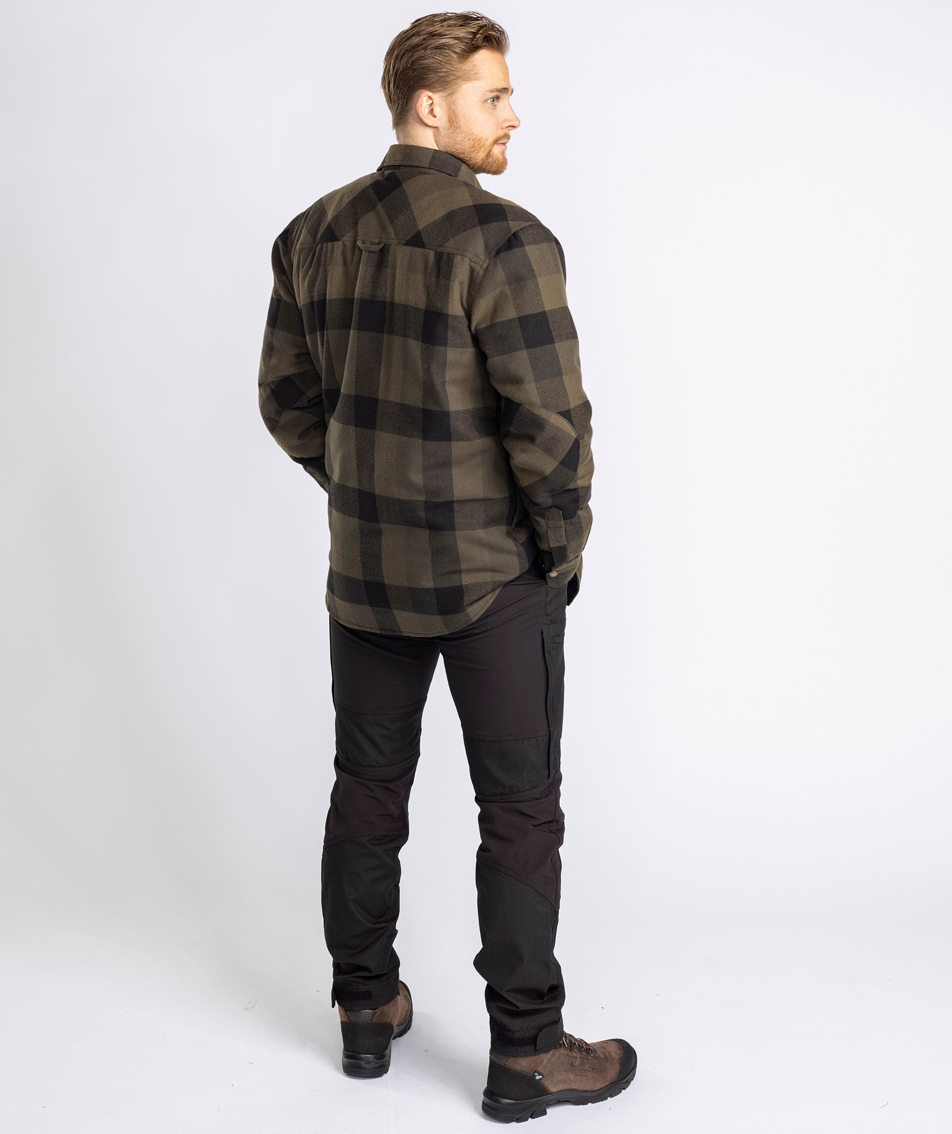 Pinewood Canada Classic 2.0 foret skovmandsskjorte, Gr&oslash;n/Sort, large image number 7