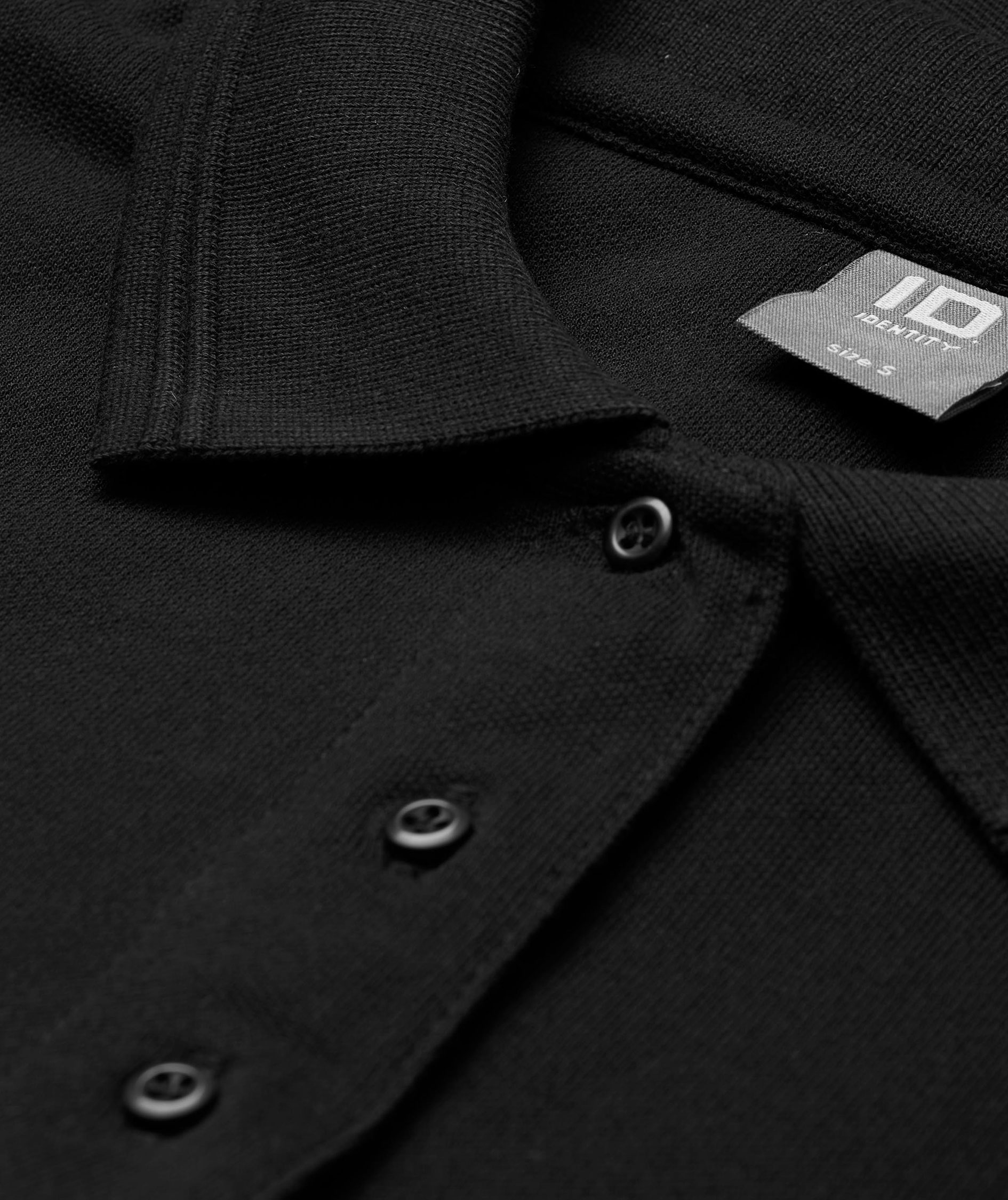 ID Klassisk women's Polo shirt, Black, large image number 3