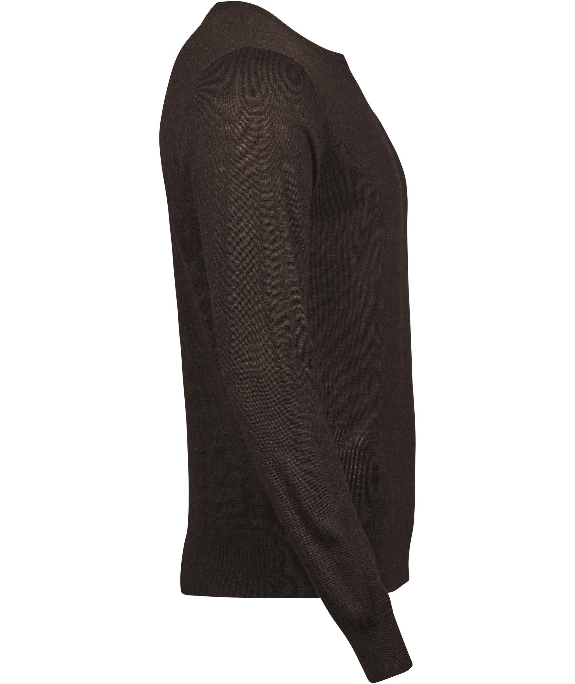 Tee Jays Crew Neck genser med merinoull, Mocha, large image number 3