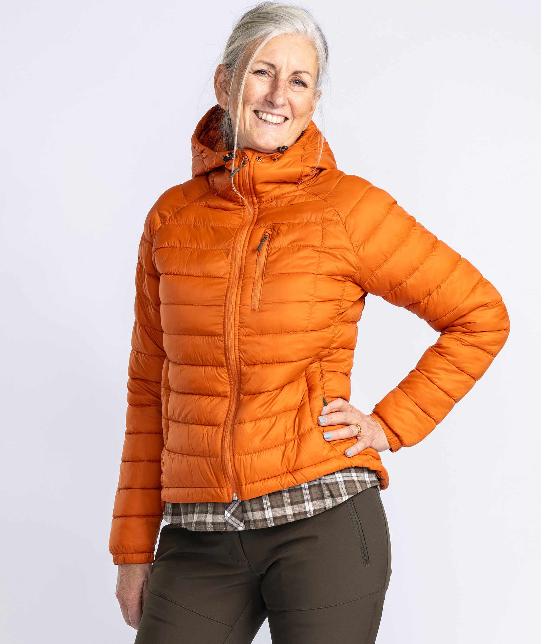 Pinewood&nbsp;Abisko Insulation vatteret damejakke, Burned Orange, large image number 8