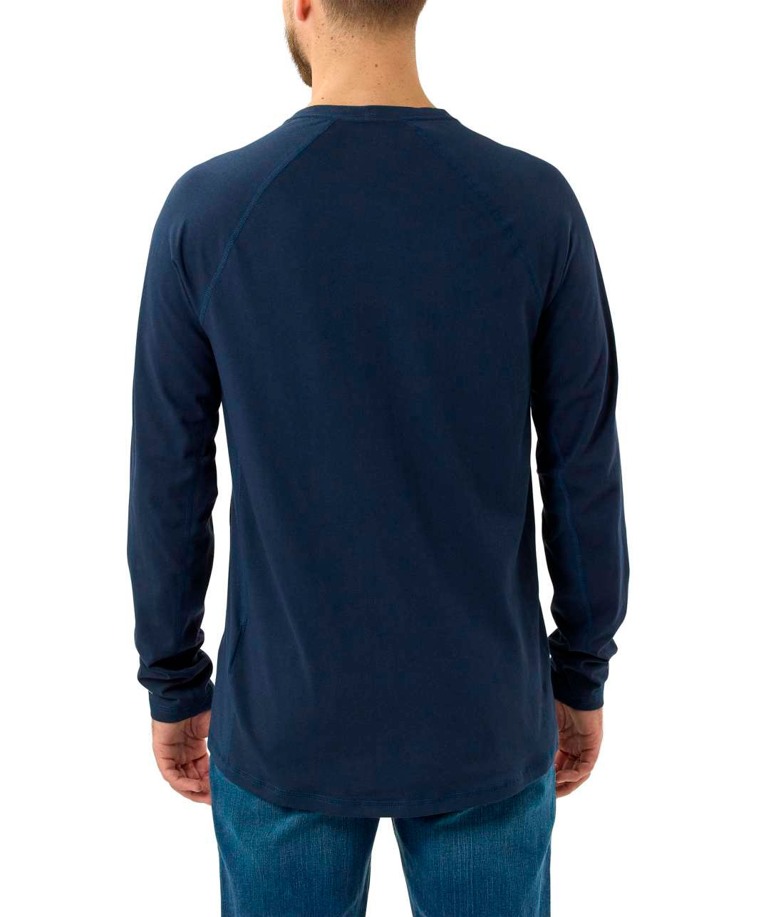 Carhartt Force Flex l&aring;ng&auml;rmad T-shirt, Navy