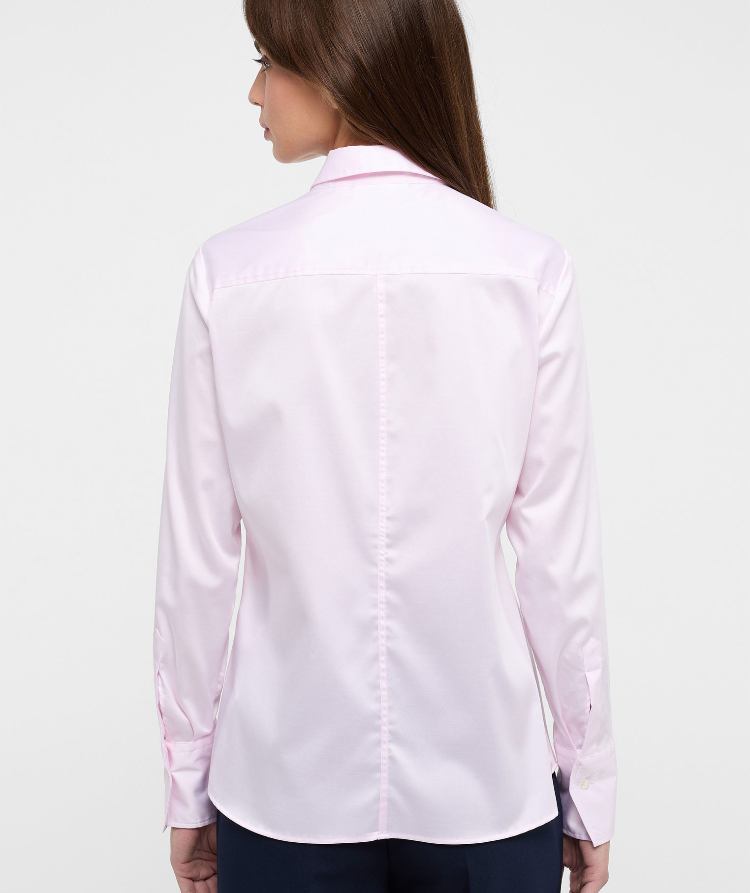 Eterna Satin Stretch ladies shirt - Modern Fit, Rose, large image number 2