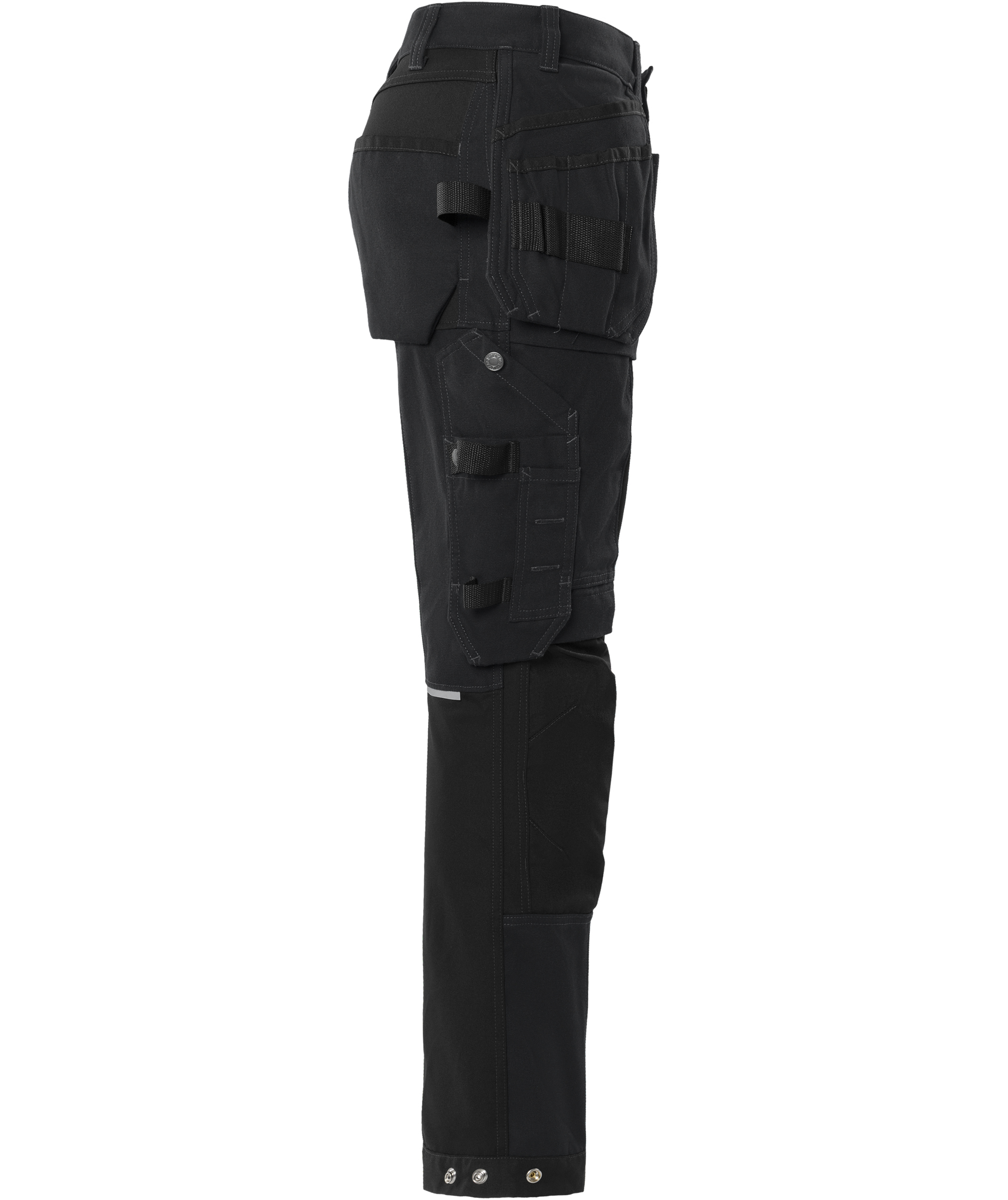 Fristads Green craftsman trousers 2530 GCYD, Black, large image number 4