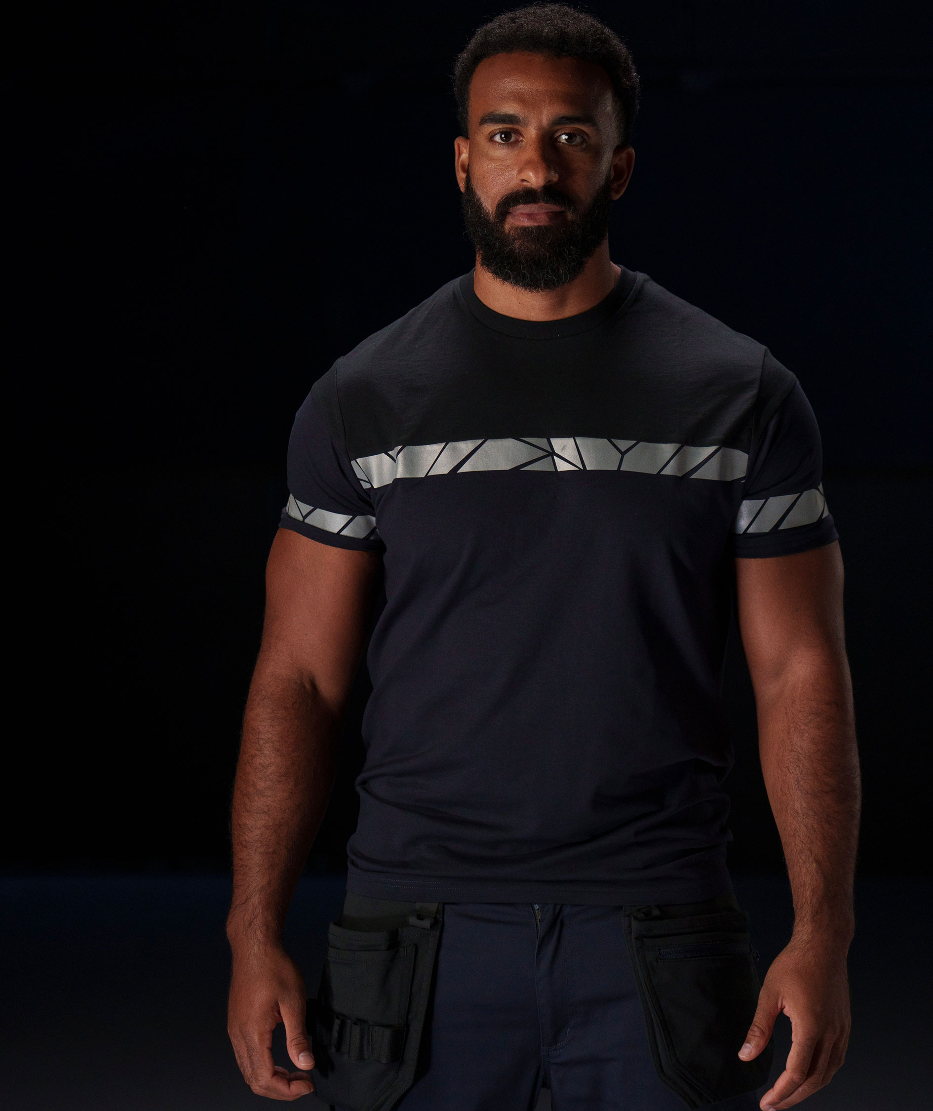 ProJob T-shirt 7001, Marine Blue/Black, large image number 8