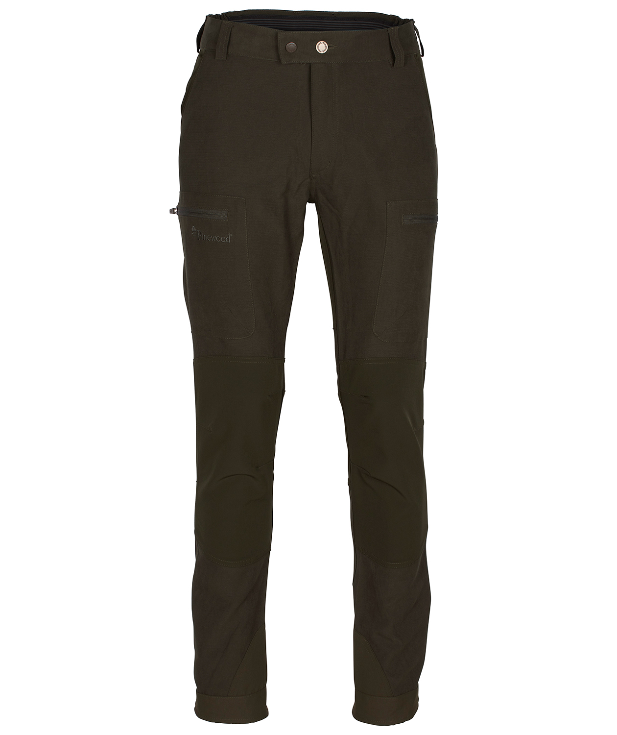 Pinewood Caribou Hunt bukser, Mossgreen/ Dark Mossgreen, large image number 0