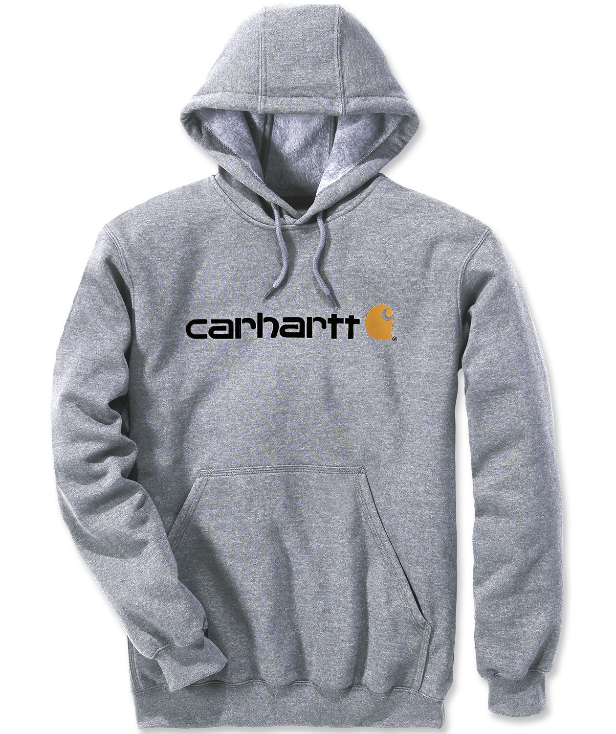 Carhartt Marquette Logo hoodie Midweight, Heather Grey