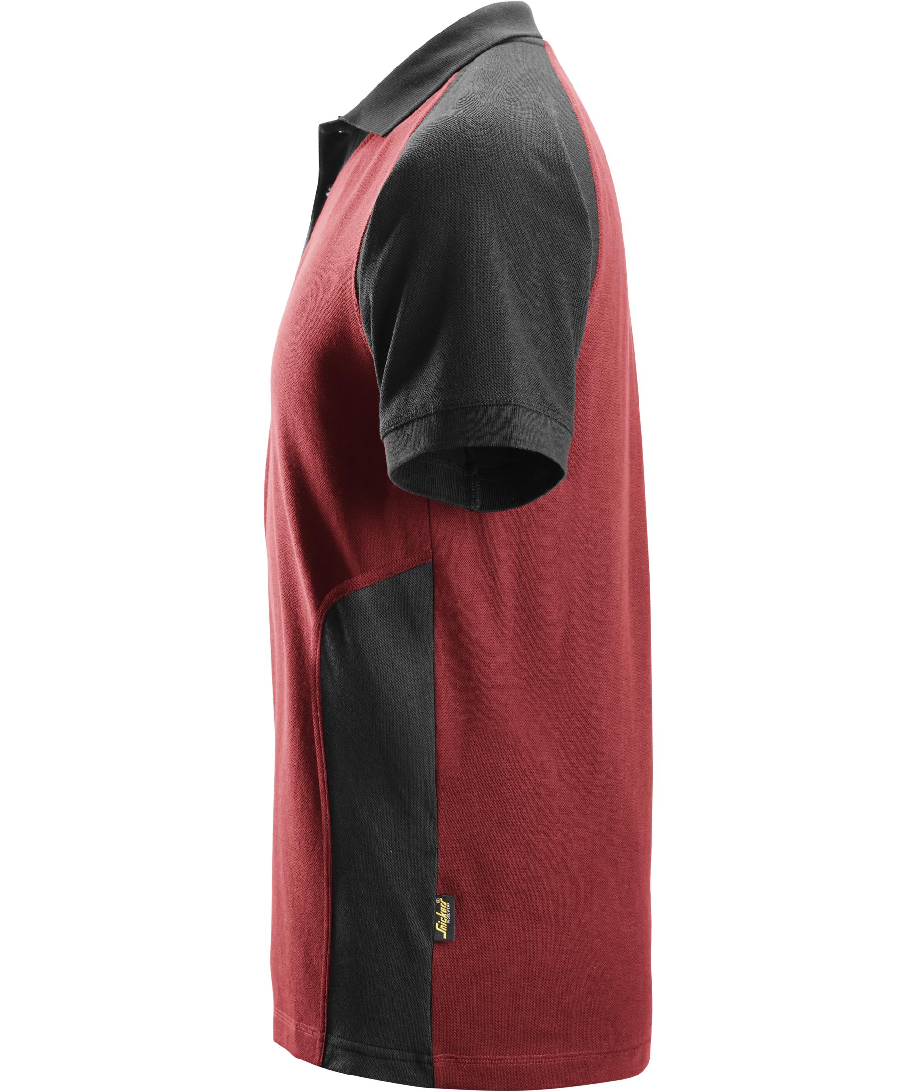 Snickers polo T-skjorte 2750, Chili Red/Black, large image number 3