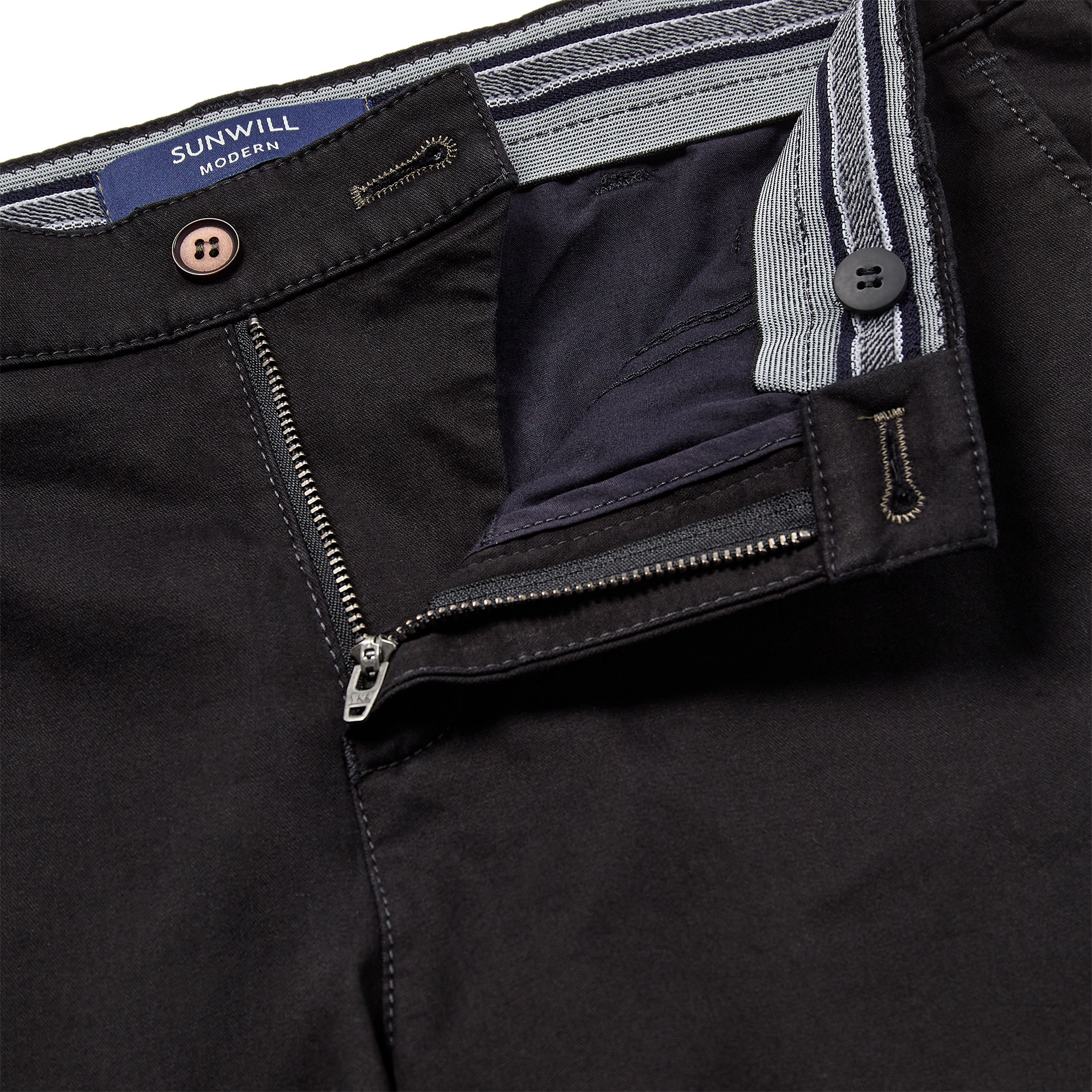 Sunwill Extreme Flexibility Modern fit women's chinos, Black, large image number 3