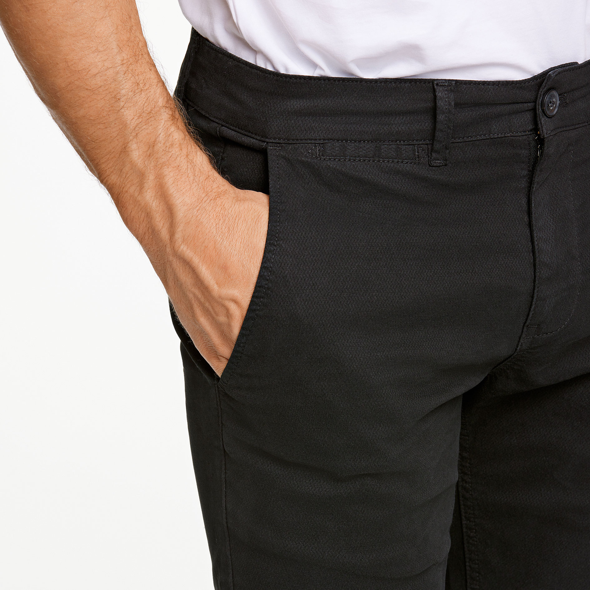 Lindbergh Superflex Structure chinos, Black, large image number 3