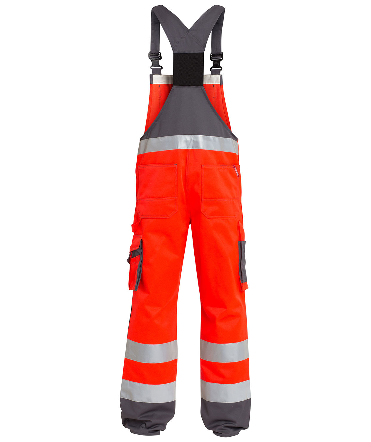 Engel arbejdsoveralls, Hi-vis r&oslash;d/gr&aring;