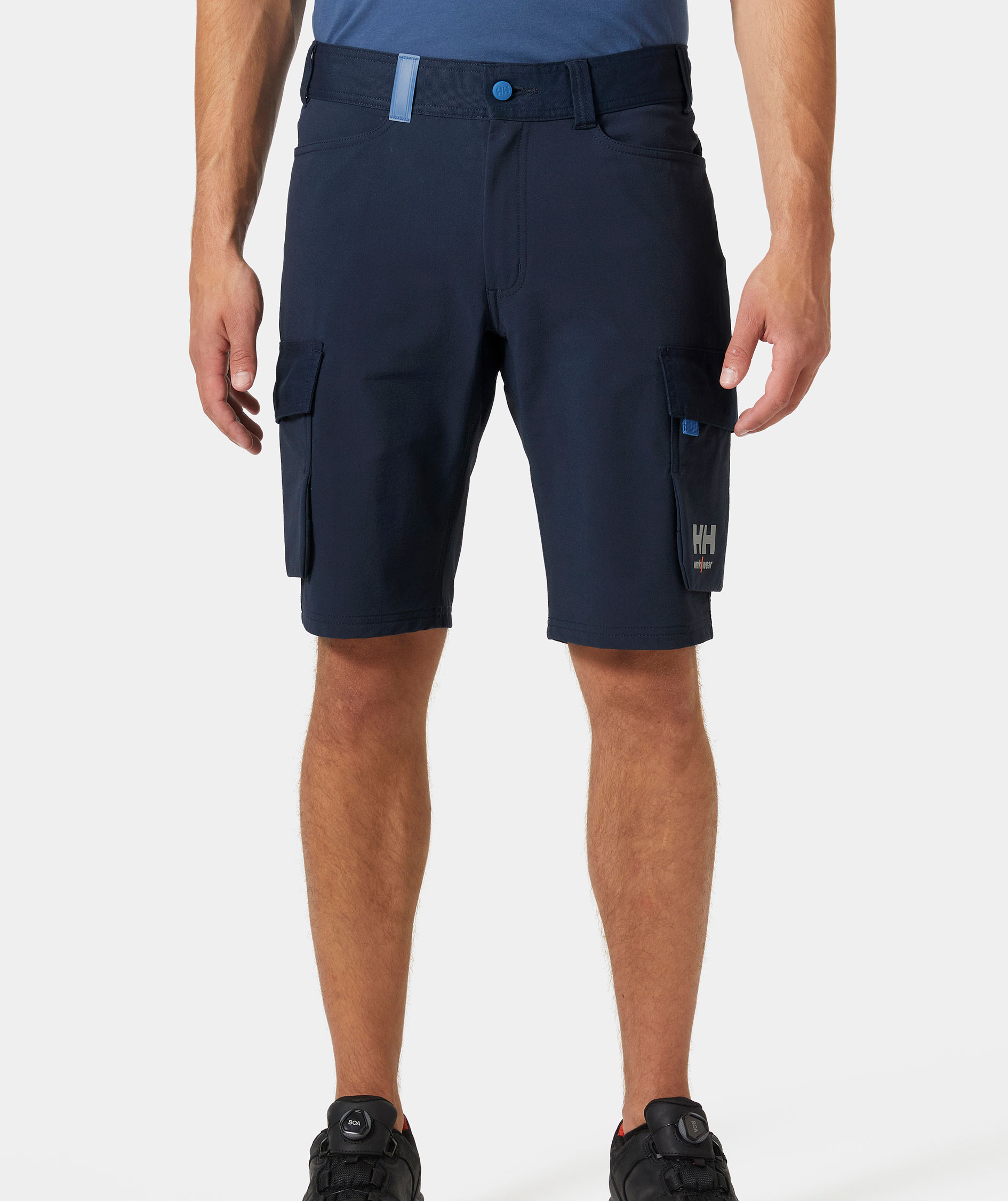 Helly Hansen Oxford 4X Connect&trade; cargoshorts full stretch, Navy/Ebony