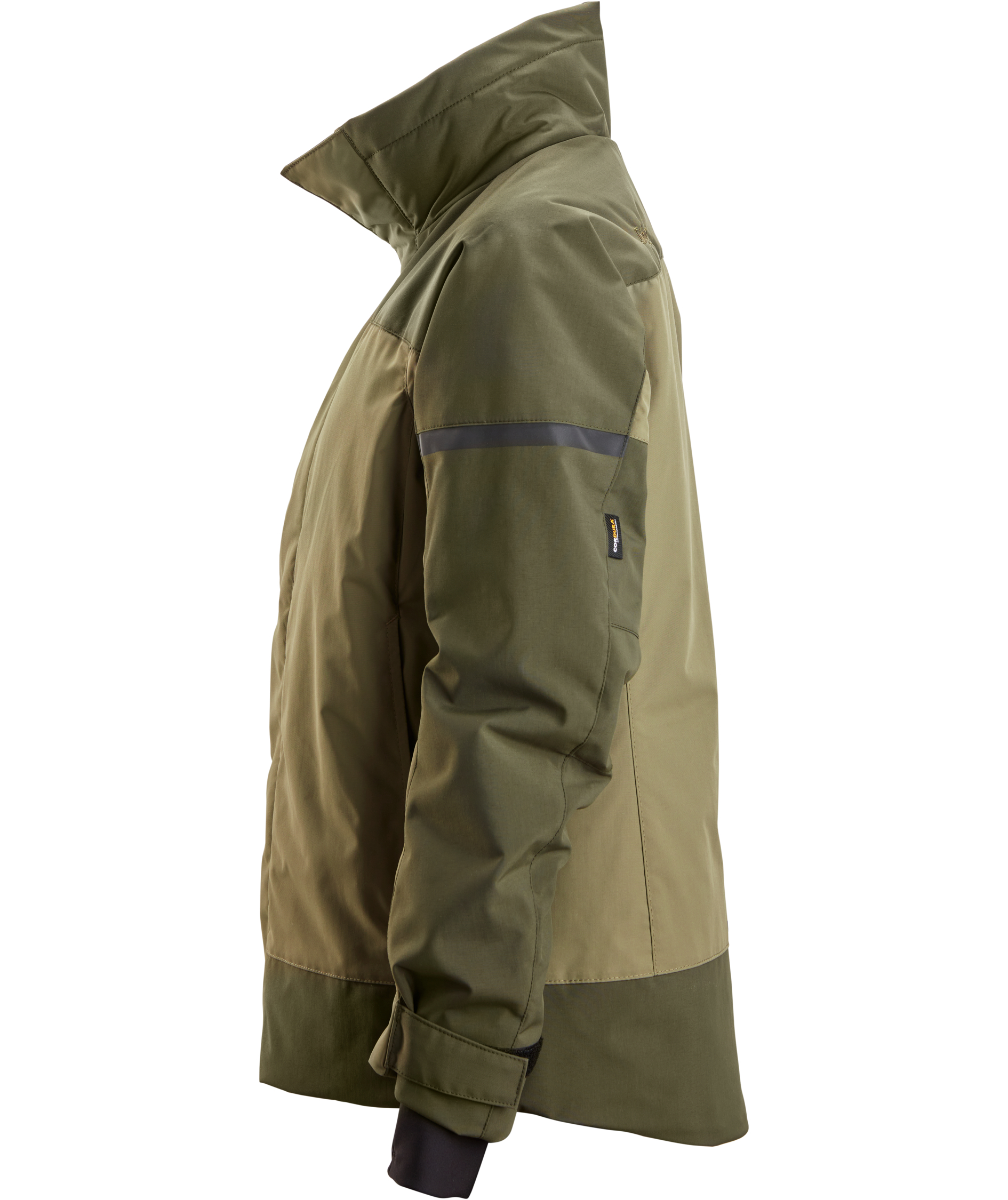 Snickers AllroundWork women's winter jacket 1117, Khaki Green/Dark Khaki Green, large image number 3