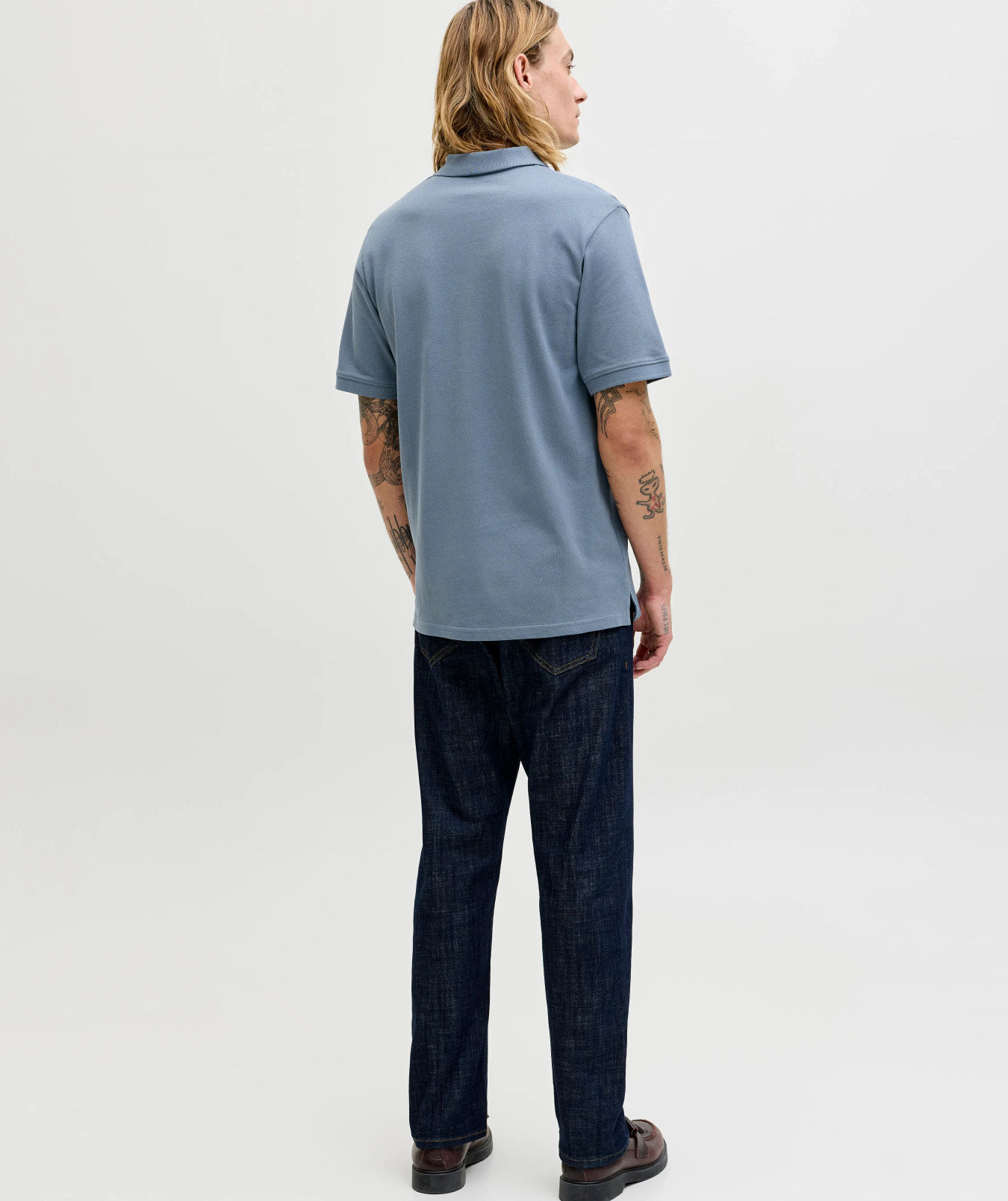 Jack & Jones JJEBASIC Poloshirt, Blue Mirage, large image number 2