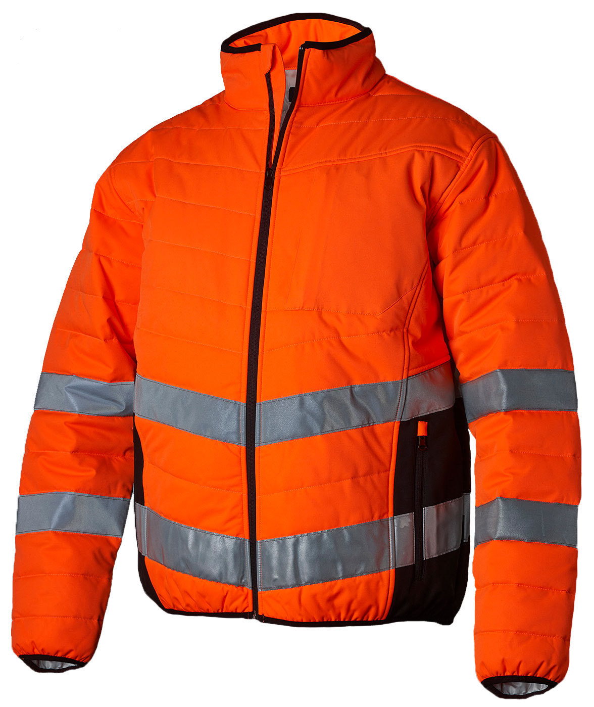 Top Swede vadderad jacka, Varsel Orange/Svart
