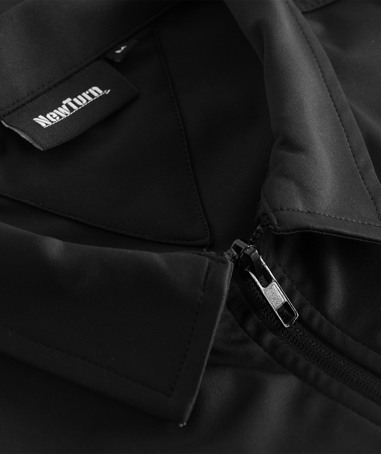 2:a sortering NewTurn Flexshell jacka dam, Svart, large image number 3