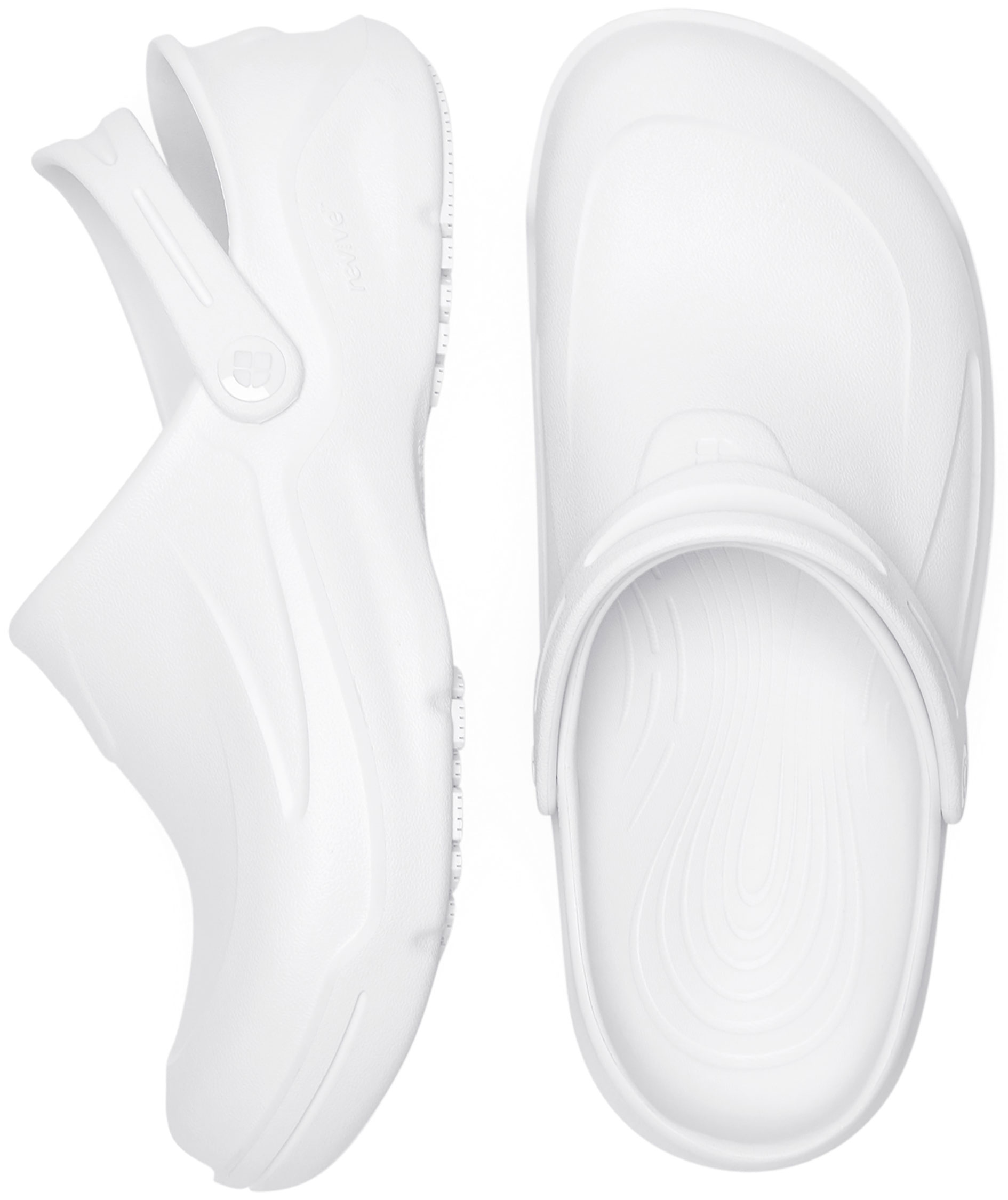 Shoes For Crews Zinc ll clogs med helreim, Hvit