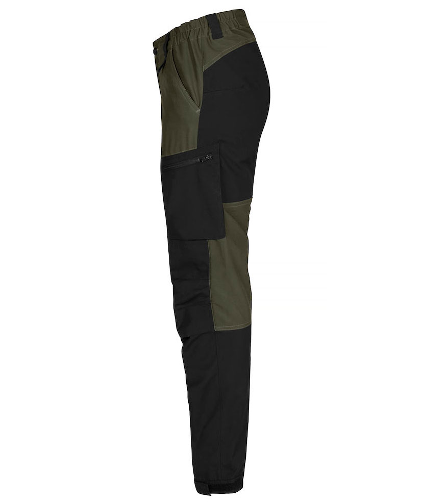 Clique Kenai Outdoor Damen Hose, Fog Green, large image number 3