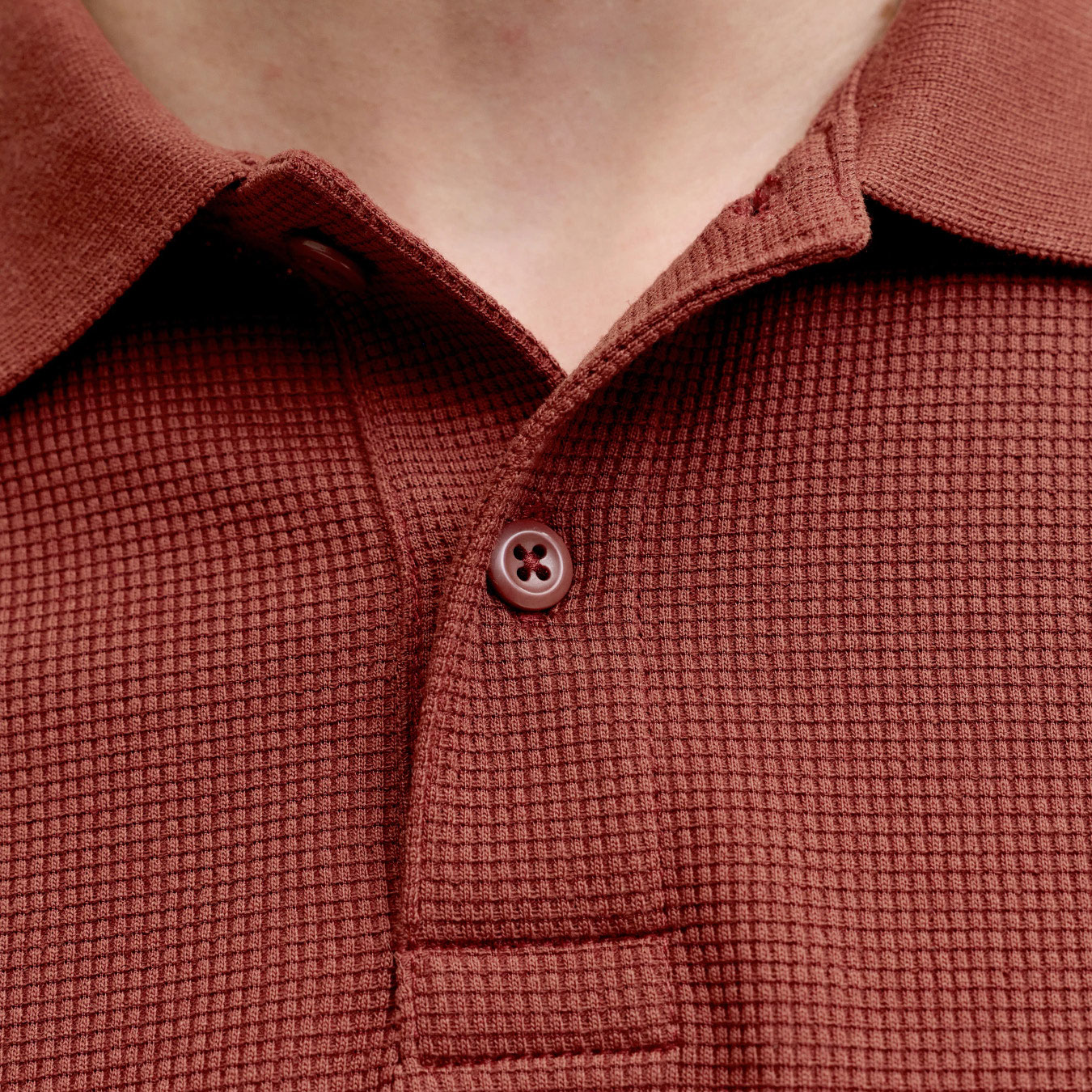 Jack & Jones JJEAUSTIN Polo shirt, Fired Brick, large image number 4