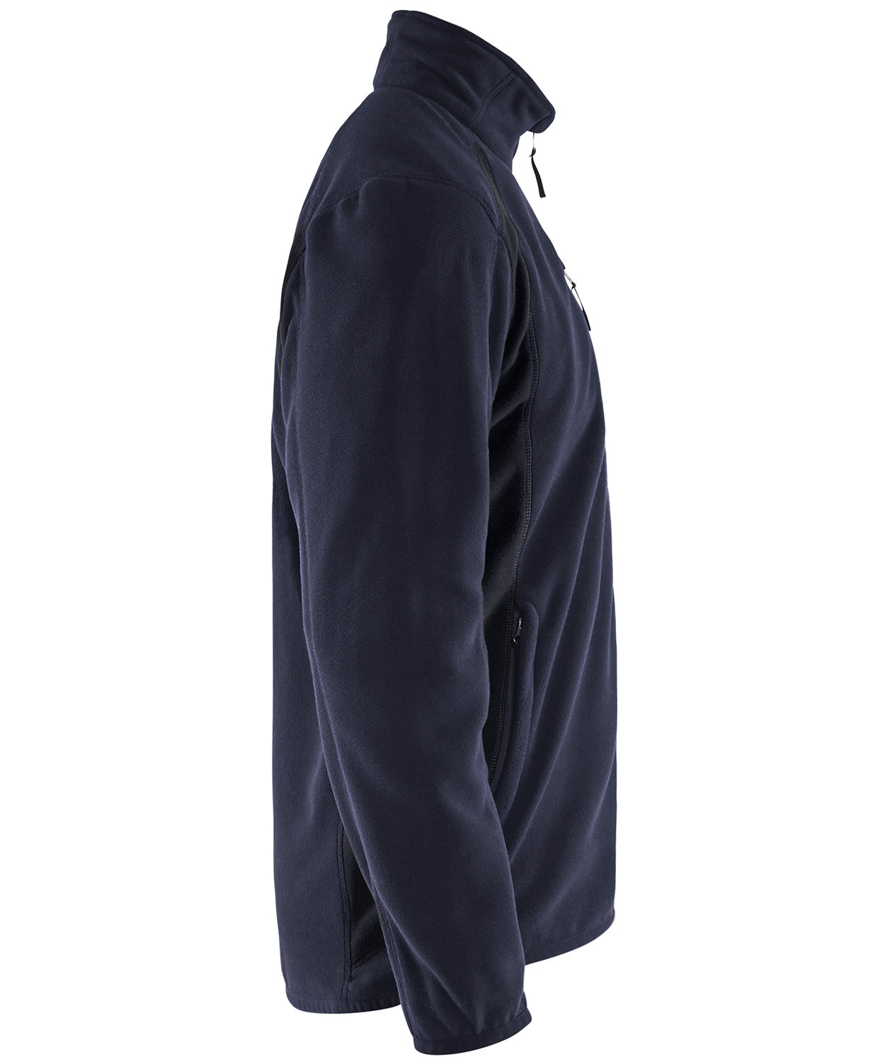 Bl&aring;kl&auml;der Unite fleecejakke, M&oslash;rk Marinebl&aring;/Svart, large image number 3