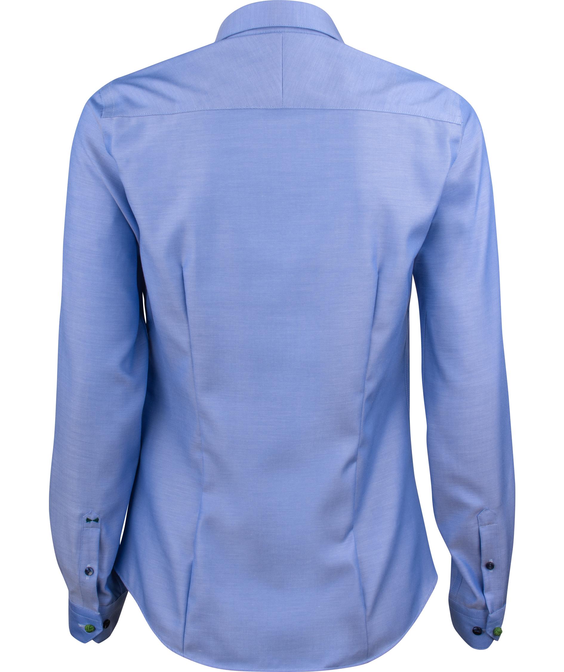 J. Harvest & Frost Twill Green Bow O1 lady fit skjorte