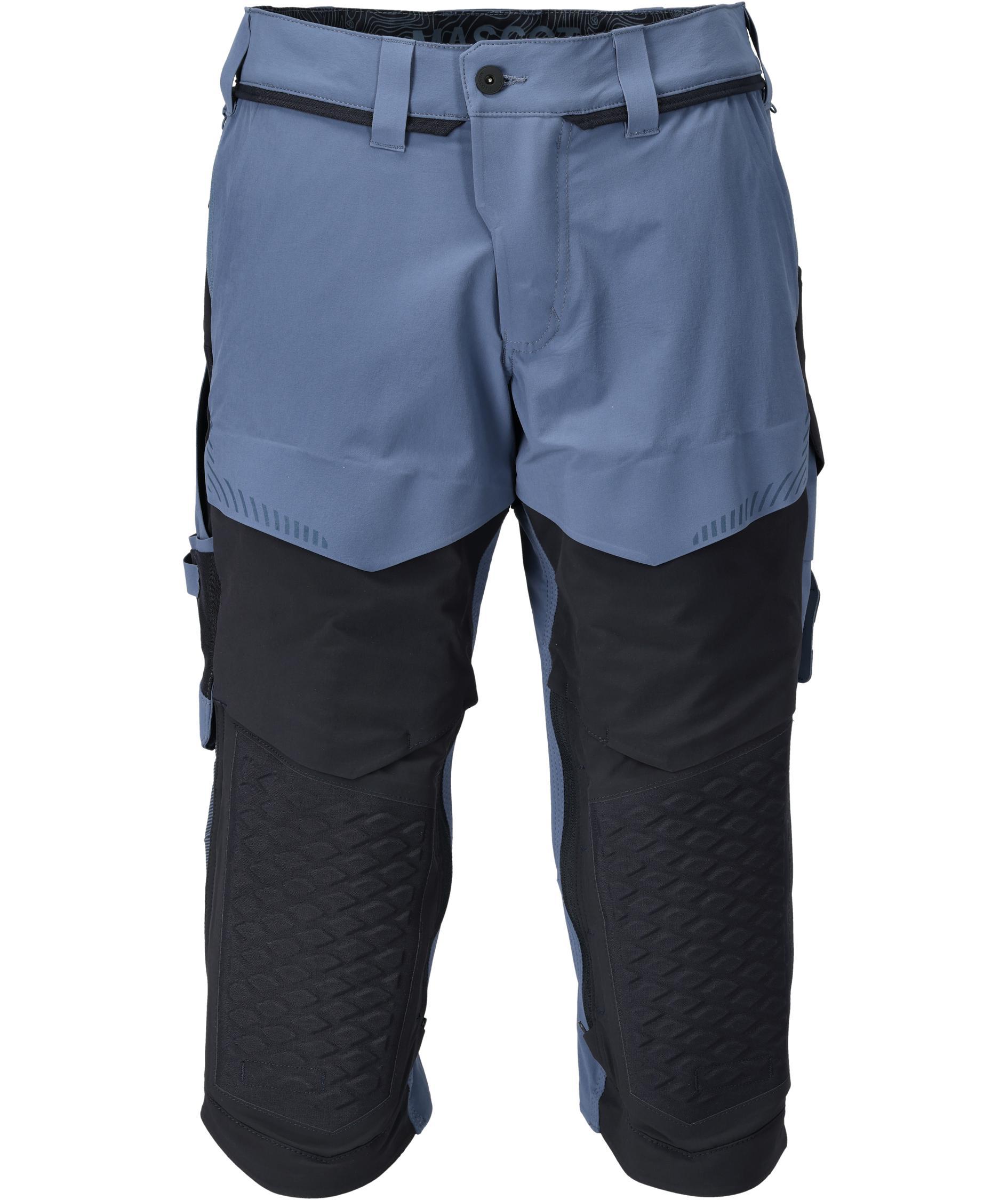 Mascot Customized arbeidsknickers full stretch, Stenbl&aring;/M&oslash;rk Marine, Stenbl&aring;/M&oslash;rk Marine, swatch