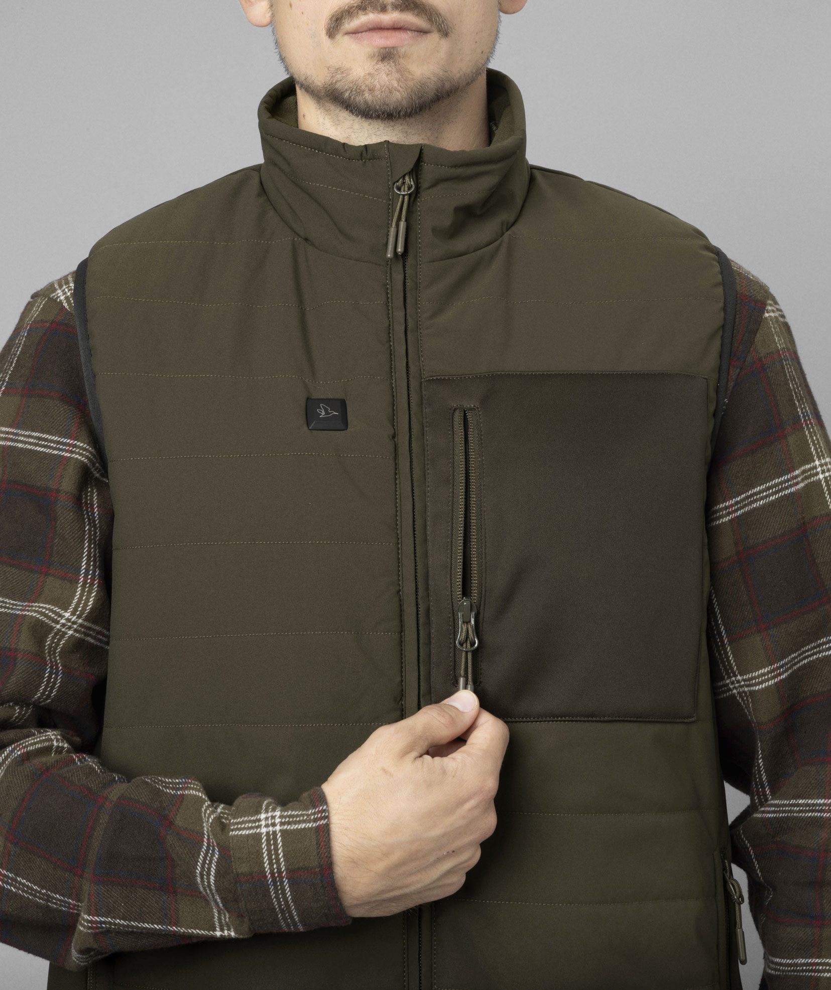 Seeland Celsius Heat quilted vest, Pine green, large image number 5